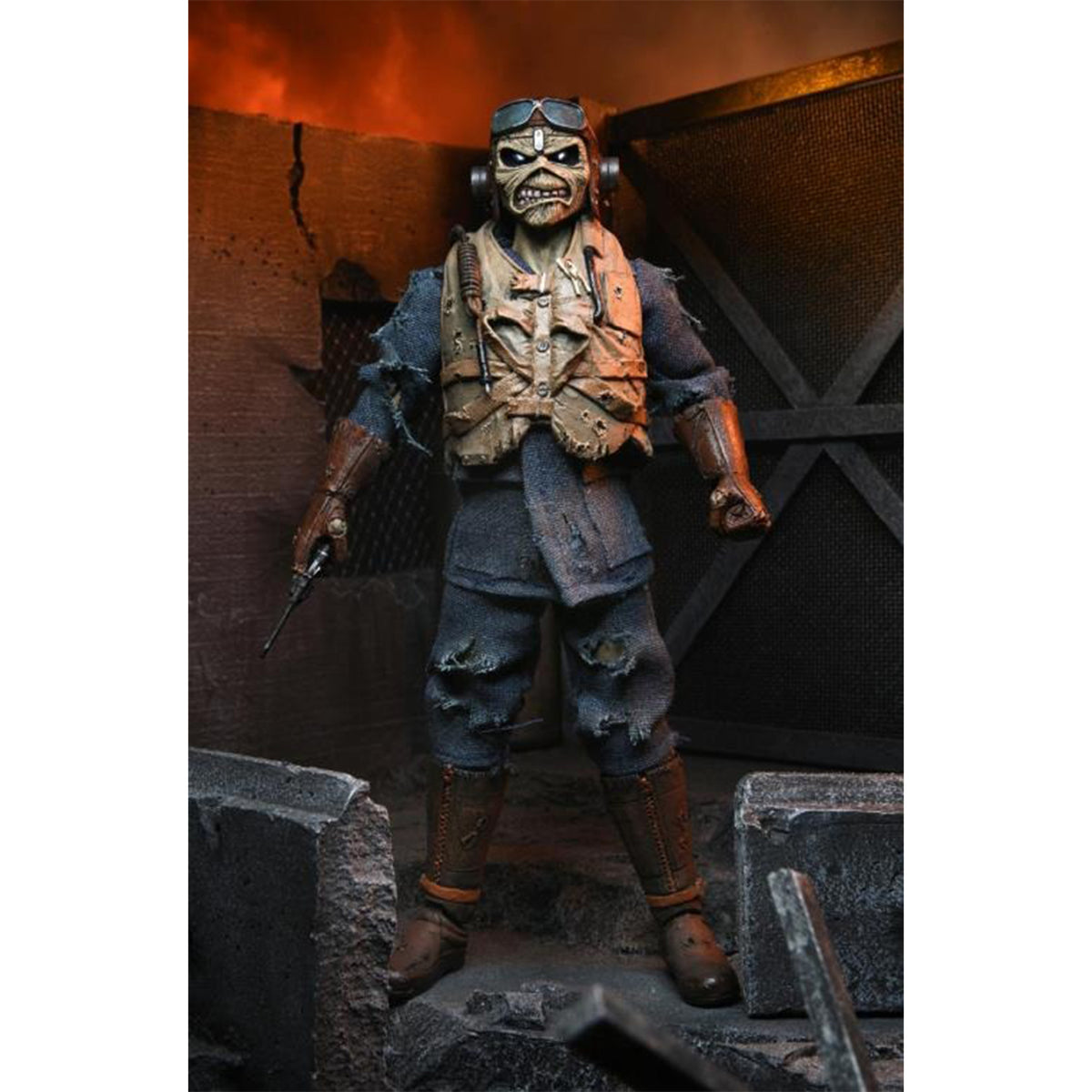 NECA Iron Maiden Eddie Aces High Retro Cloth Action Figure – photo 6 of 9