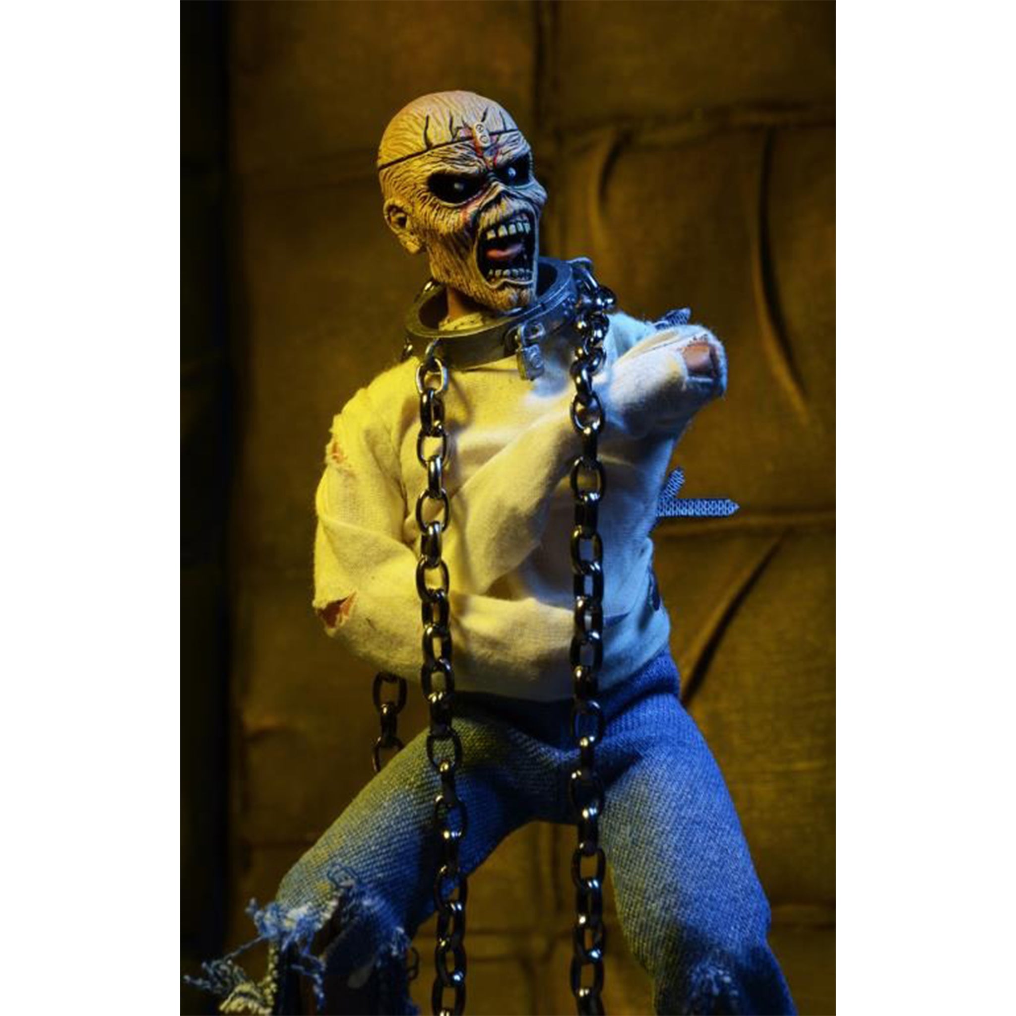 Iron Maiden Eddie Piece of Mind Retro Cloth NECA Figure