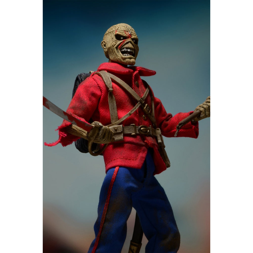 NECA Iron Maiden Eddie The Trooper Retro Cloth Action Figure