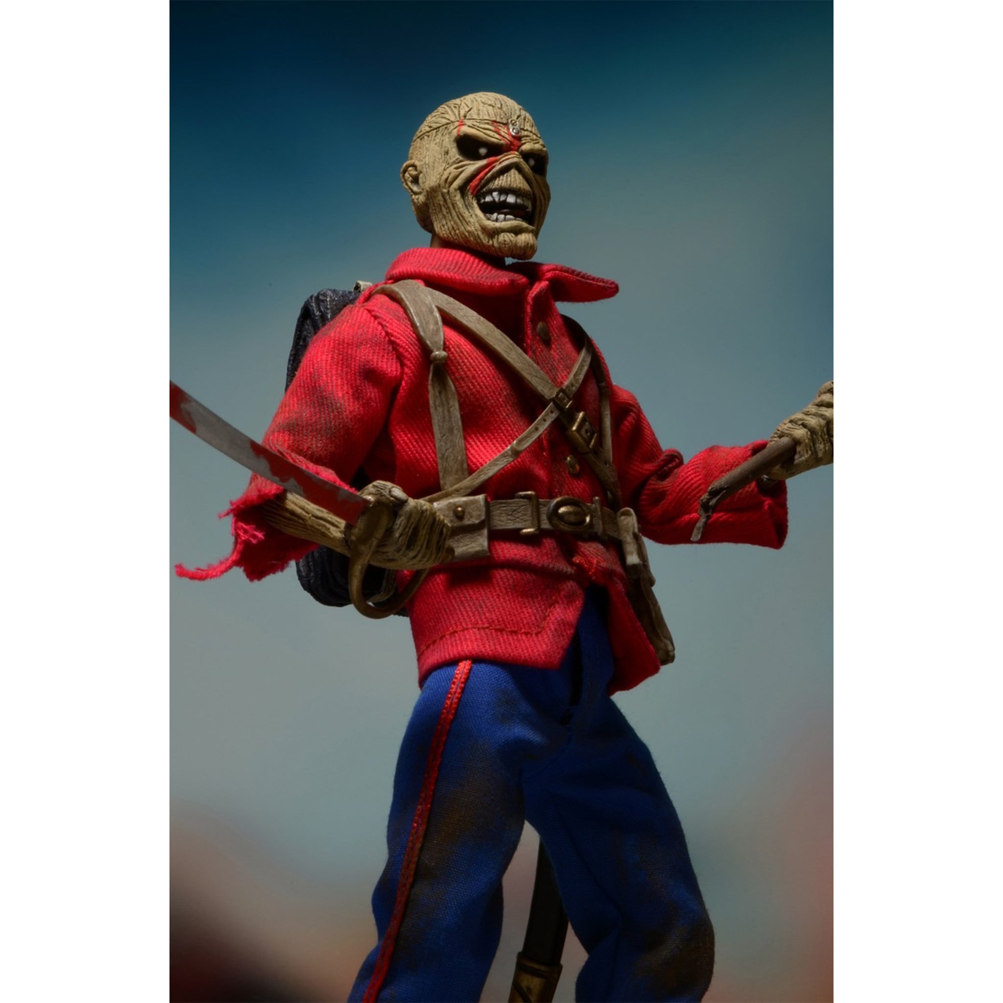 Iron Maiden Eddie the Trooper Retro Cloth NECA Figure