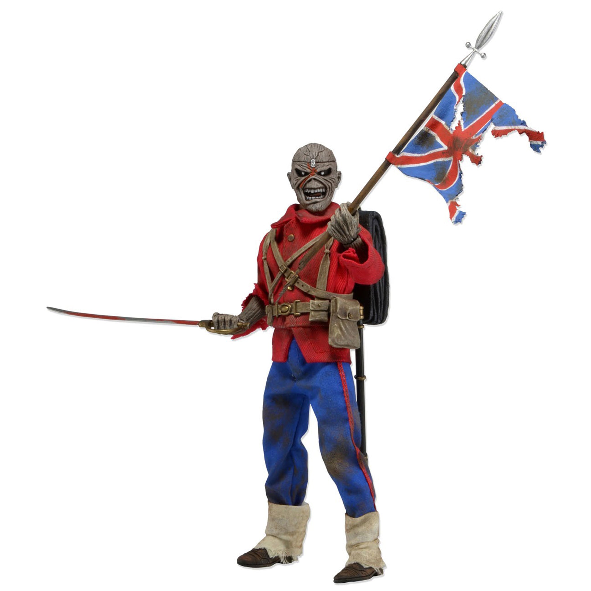 Iron Maiden Eddie the Trooper Retro Cloth NECA Figure