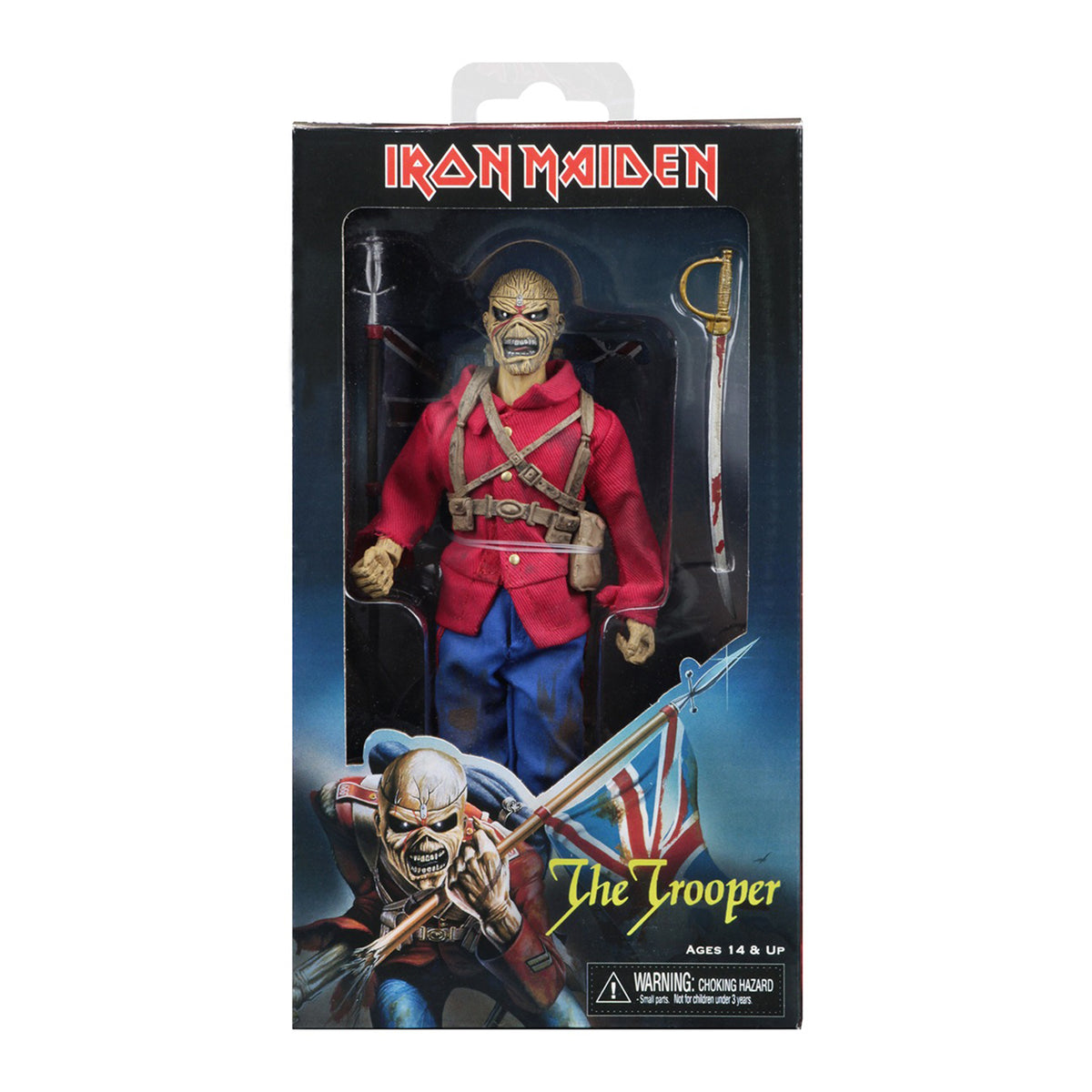 Iron Maiden Eddie the Trooper Retro Cloth NECA Figure - photo 7 of 9