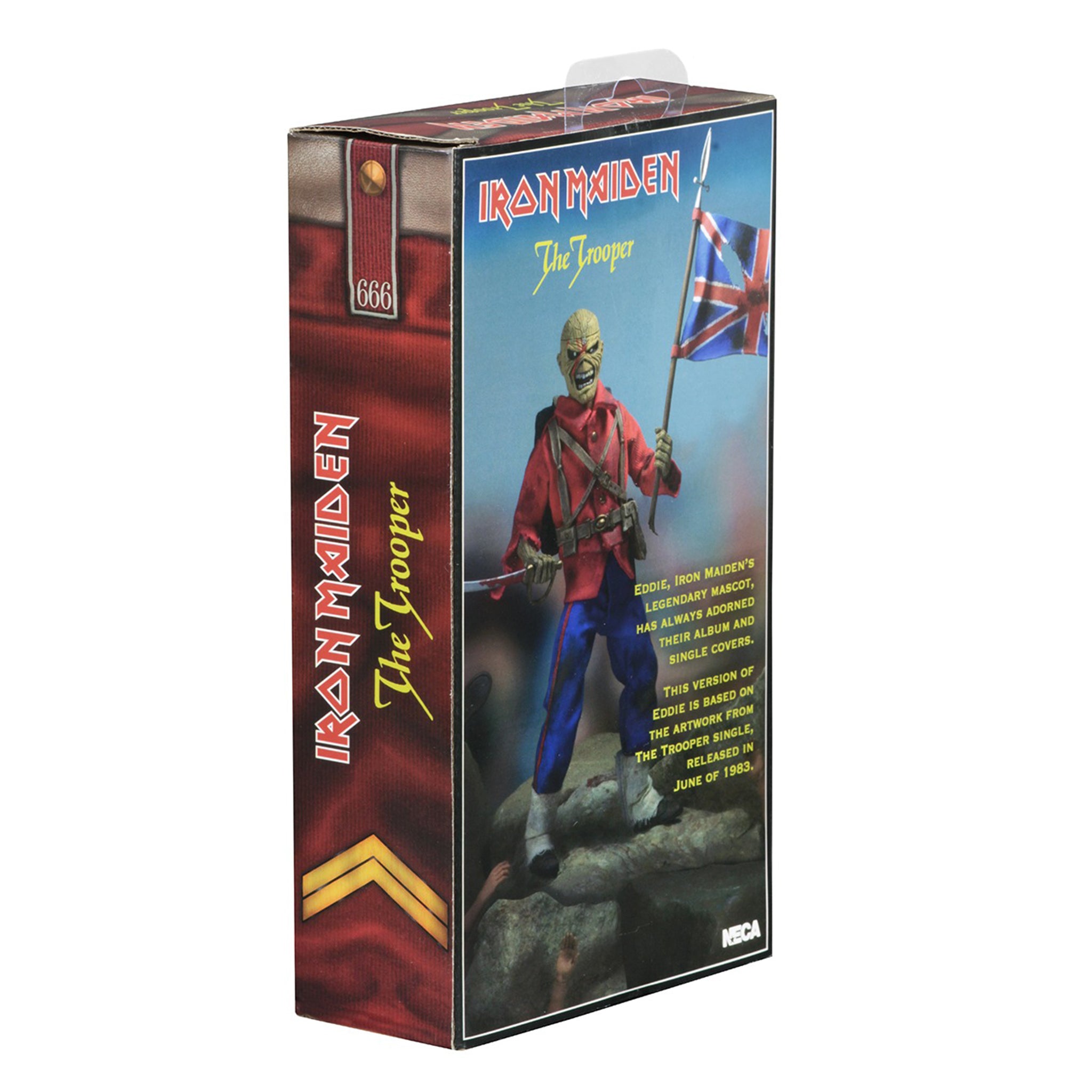 Iron Maiden Eddie the Trooper Retro Cloth NECA Figure - photo 8 of 9