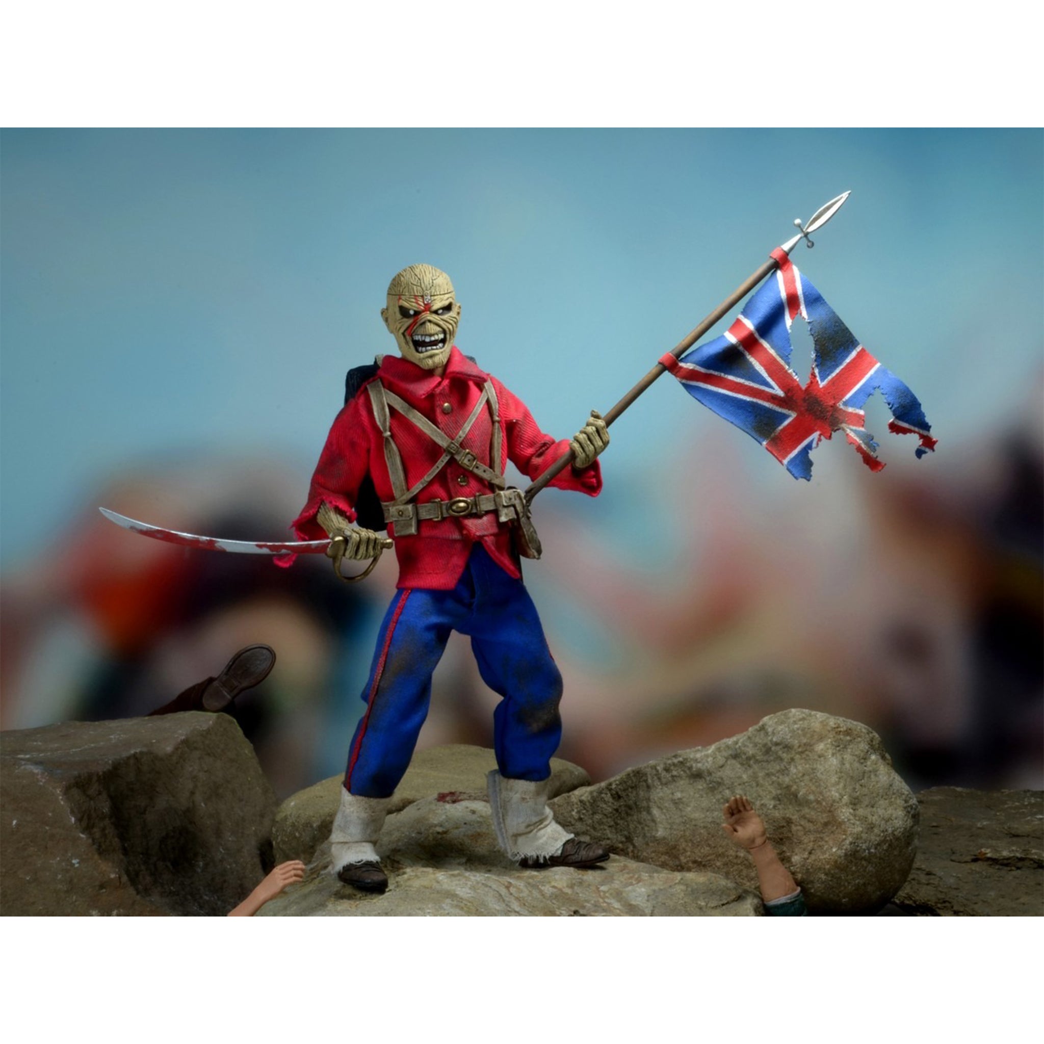 Iron Maiden Eddie the Trooper Retro Cloth NECA Figure