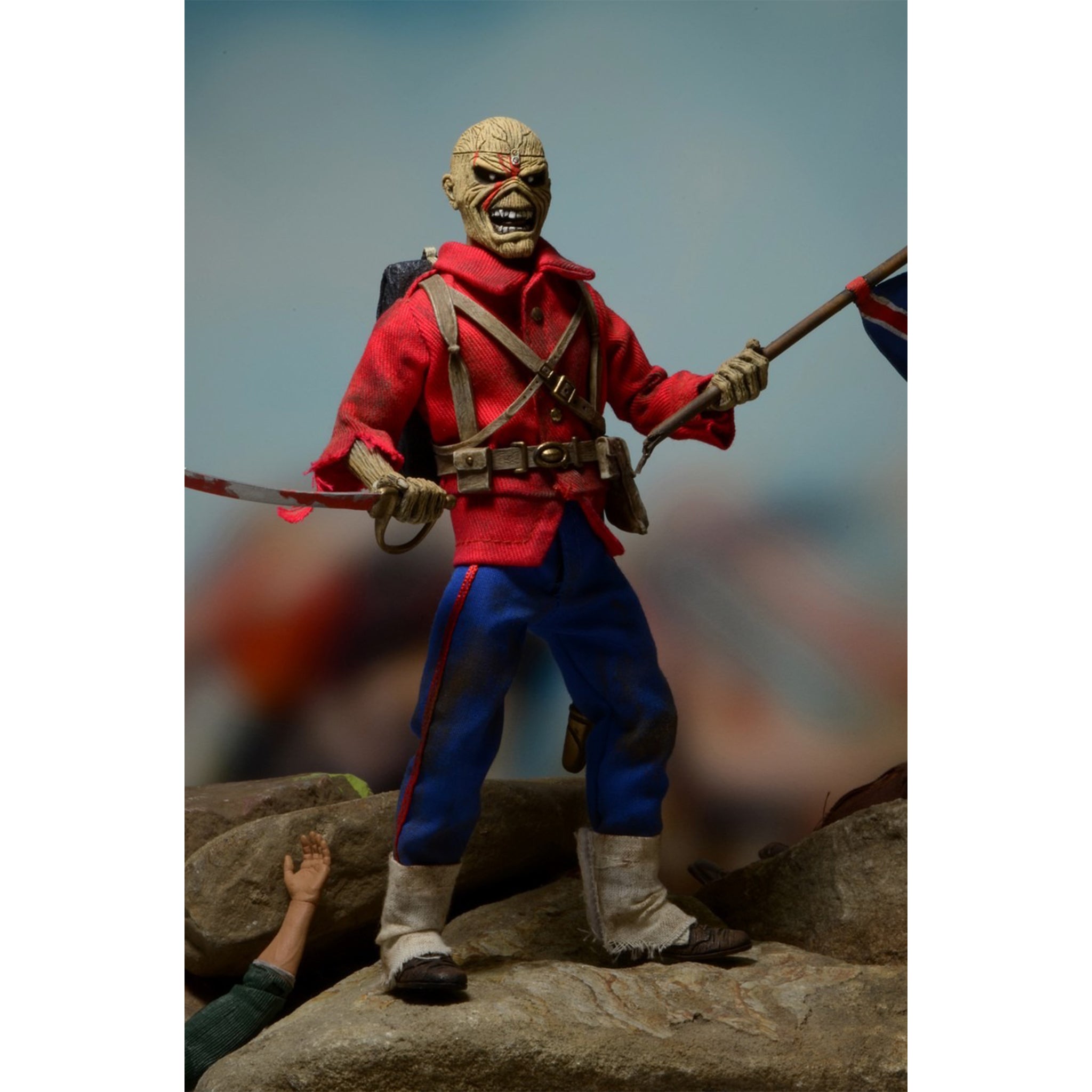Iron Maiden Eddie the Trooper Retro Cloth NECA Figure