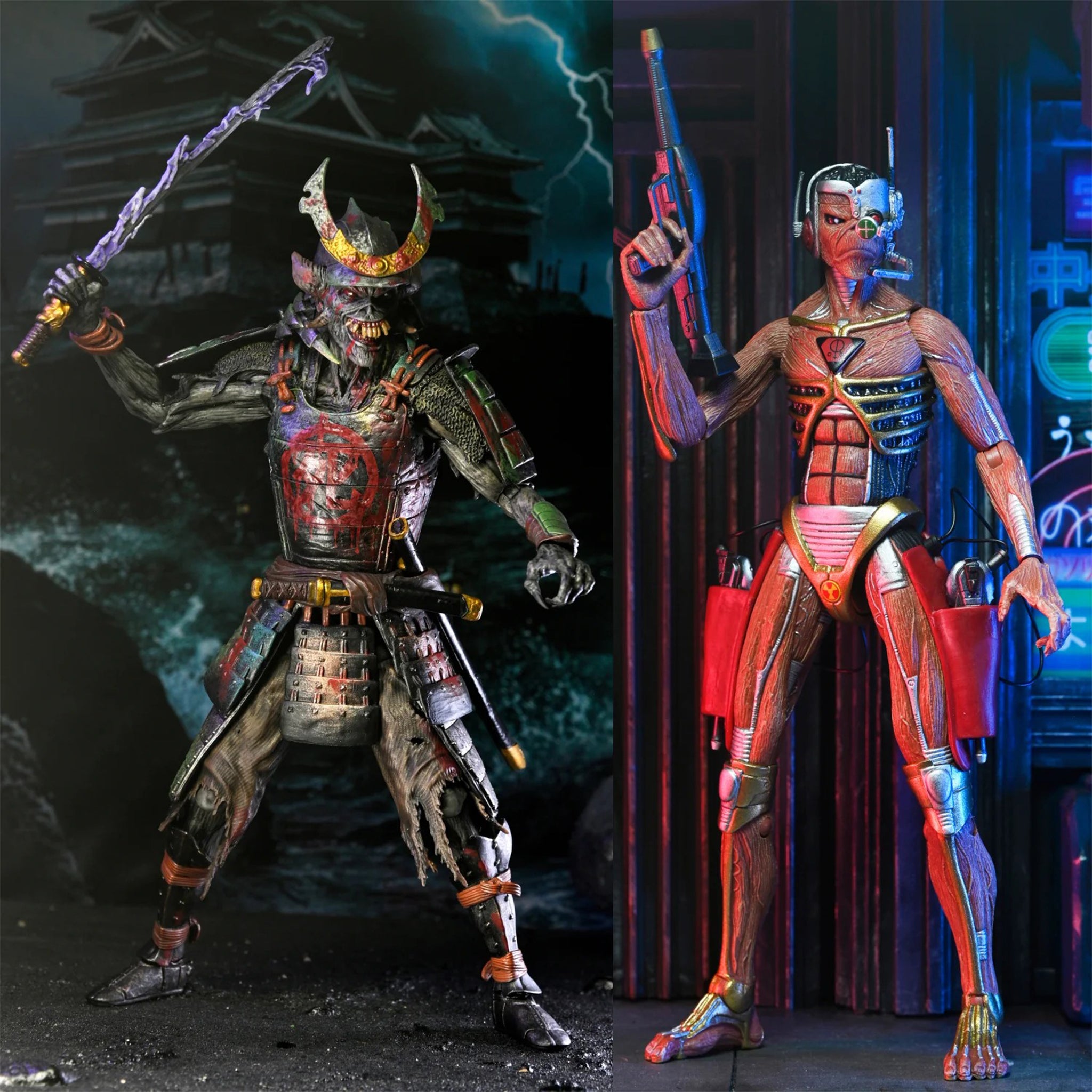 NECA Iron Maiden Ultimate Eddie Future Past World Tour Action Figure 2 Pack – photo 2 of 13