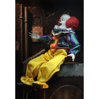 NECA IT 1990 Pennywise Retro Clothed Action Figure 20cm – IT, NECA, 20 cm, 1990, brand new collector item, Uncanny Collectibles Dublin Ireland