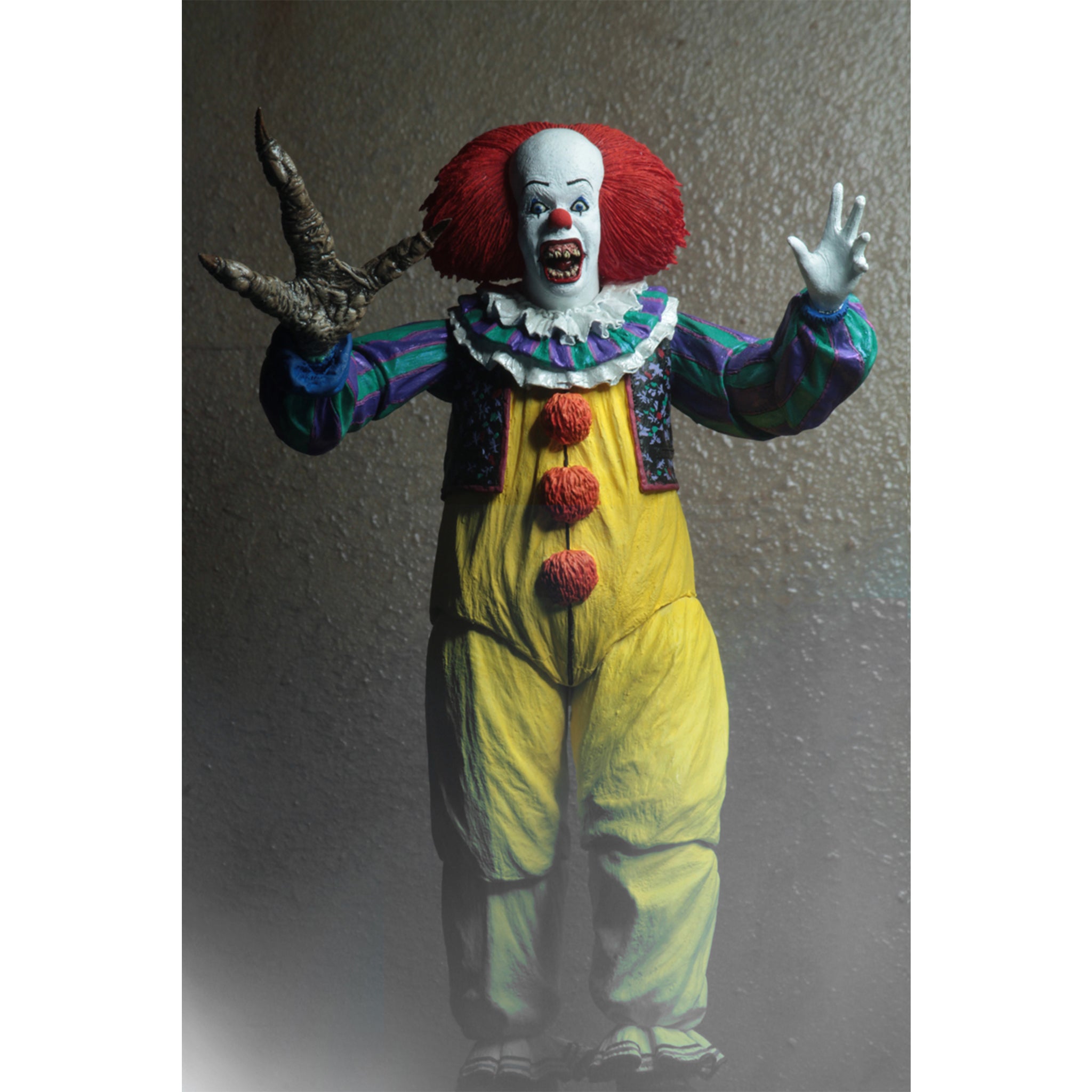 NECA IT 1990 Ultimate Pennywise Action Figure Version 2 18cm – IT, NECA, 18 cm, 2025, brand new collector item, Uncanny Collectibles Dublin Ireland