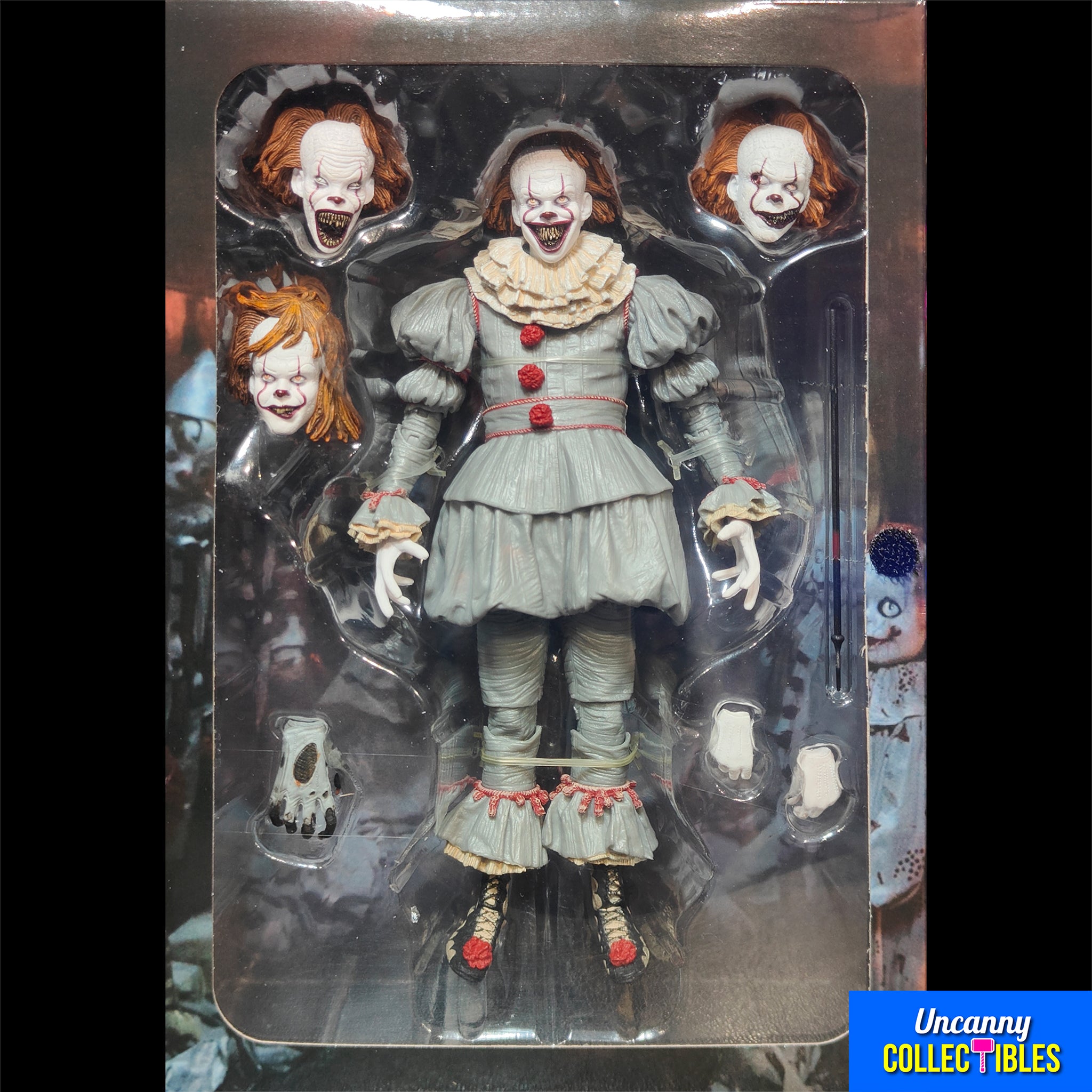 NECA IT 2017 Ultimate Well House Pennywise Action Figure 2024 18cm