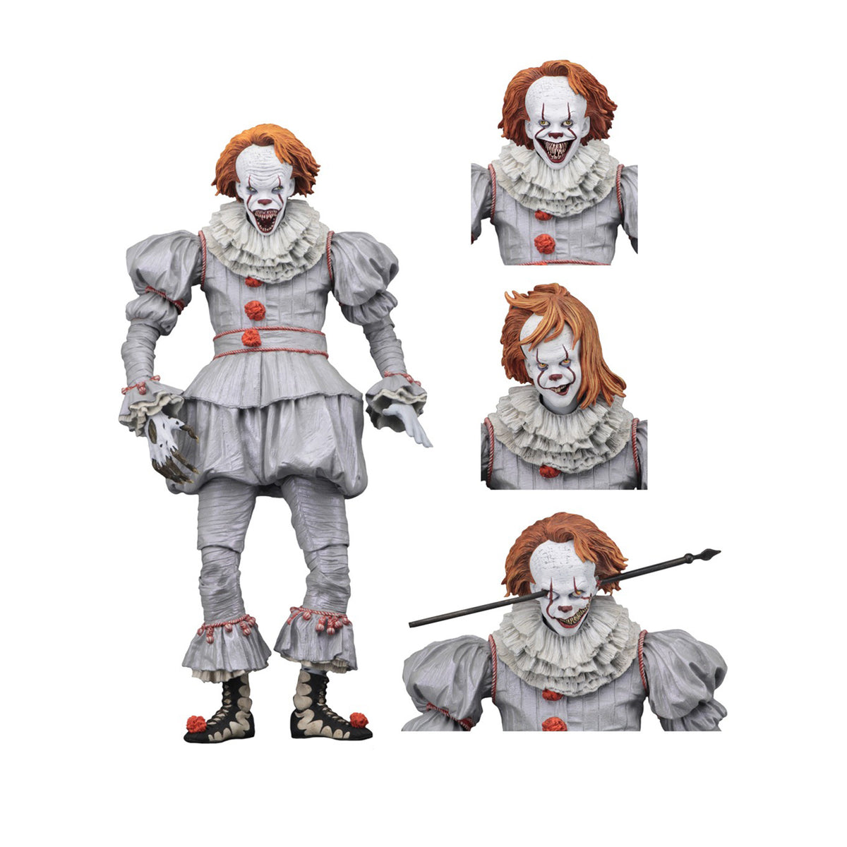 NECA IT 2017 Ultimate Well House Pennywise Action Figure 2024 18cm