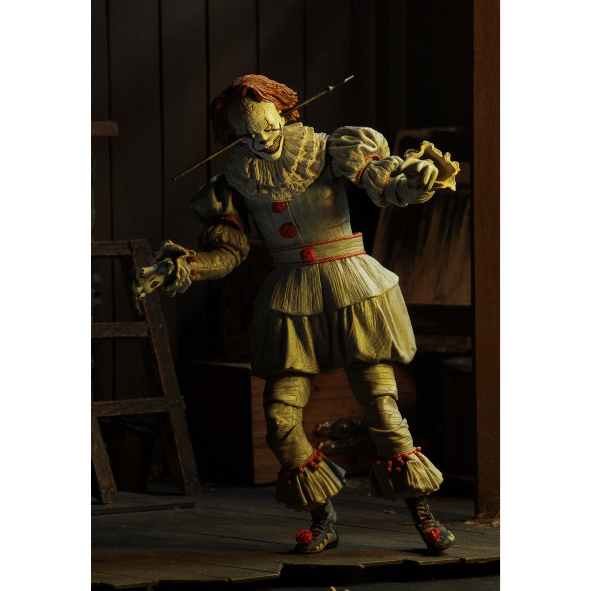 NECA IT 2017 Ultimate Well House Pennywise Action Figure 2024 18cm – IT, NECA, 18 cm, 2017, brand new collector item, Uncanny Collectibles Dublin Ireland