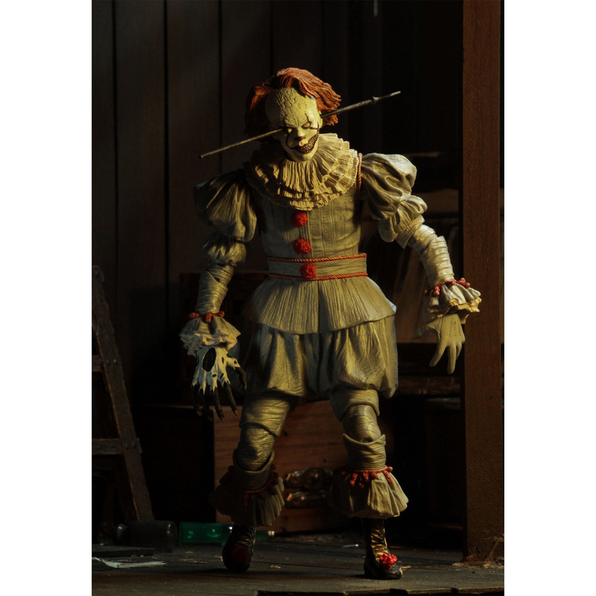 NECA IT 2017 Ultimate Well House Pennywise Action Figure 2024 18cm