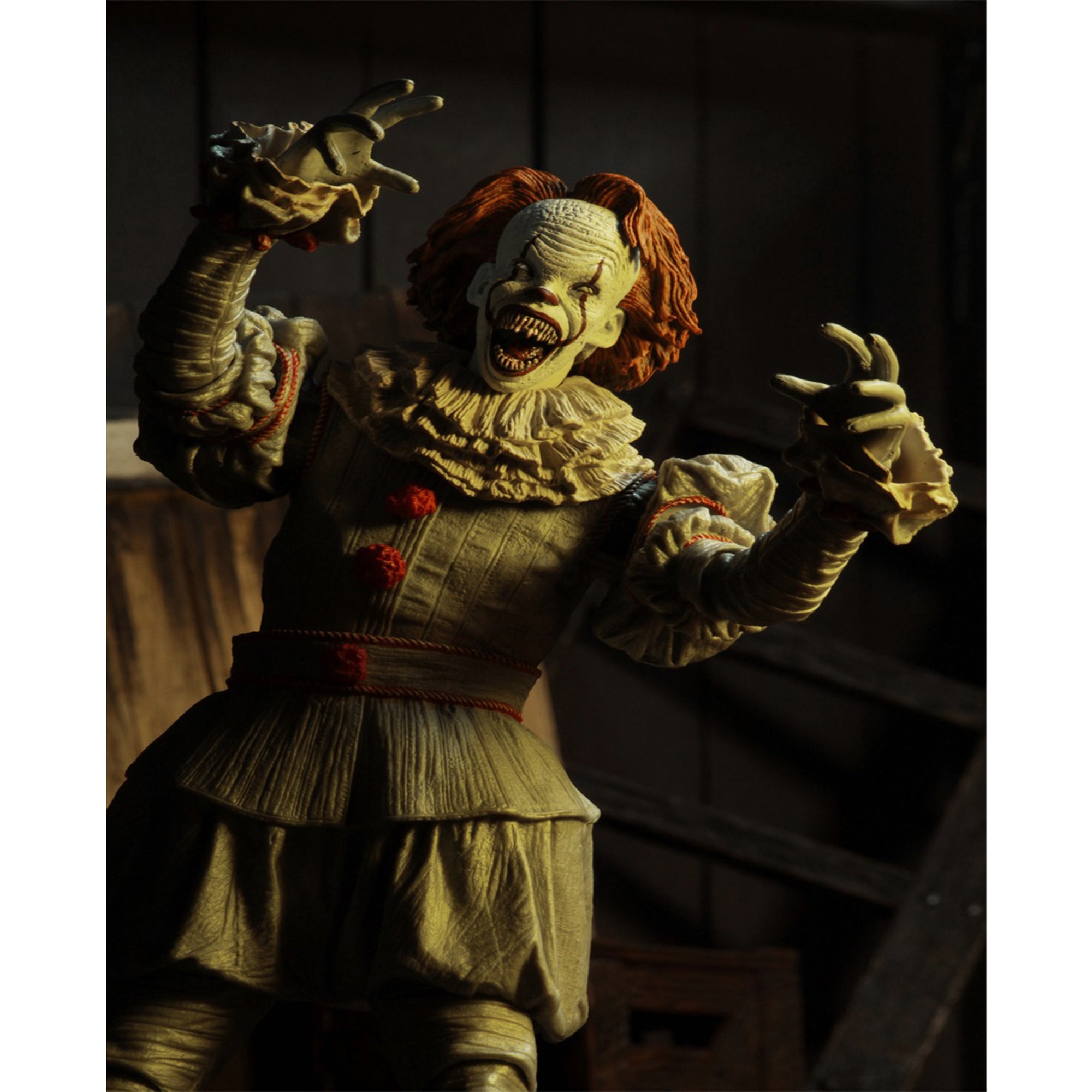NECA IT 2017 Ultimate Well House Pennywise Action Figure 2024 18cm