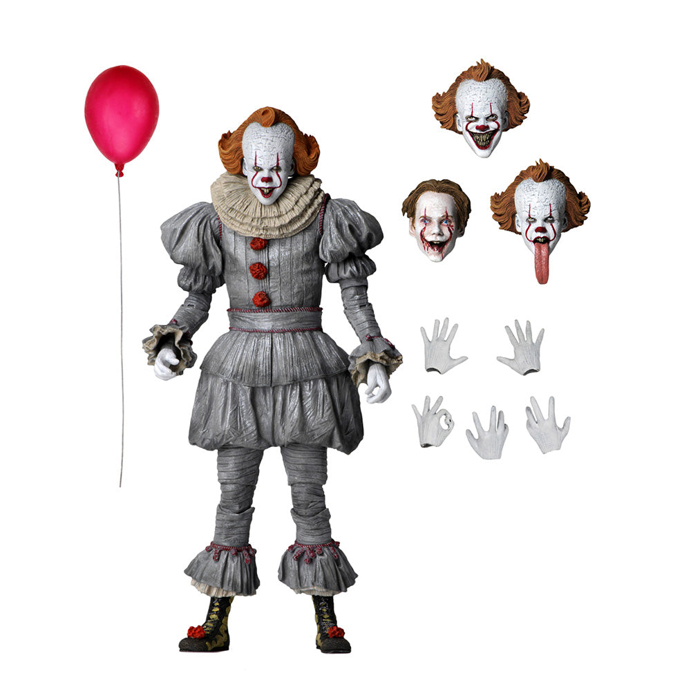NECA IT 2019 Chapter 2 Ultimate Pennywise Action Figure 18cm – IT, NECA, 18 cm, 2025, brand new collector item, Uncanny Collectibles Dublin Ireland