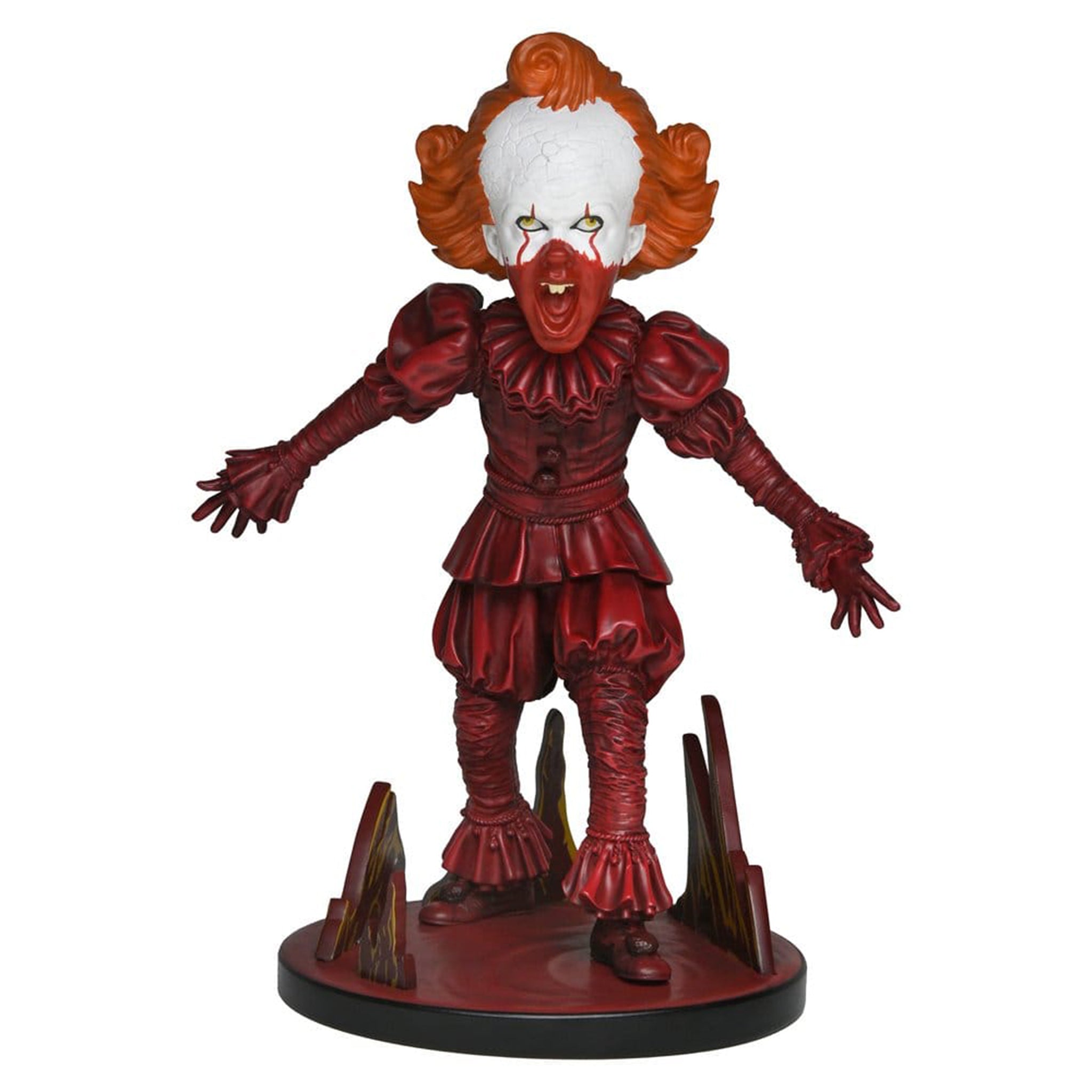 NECA IT Welcome to Derry Blood Pennywise Head Knocker Bobblehead