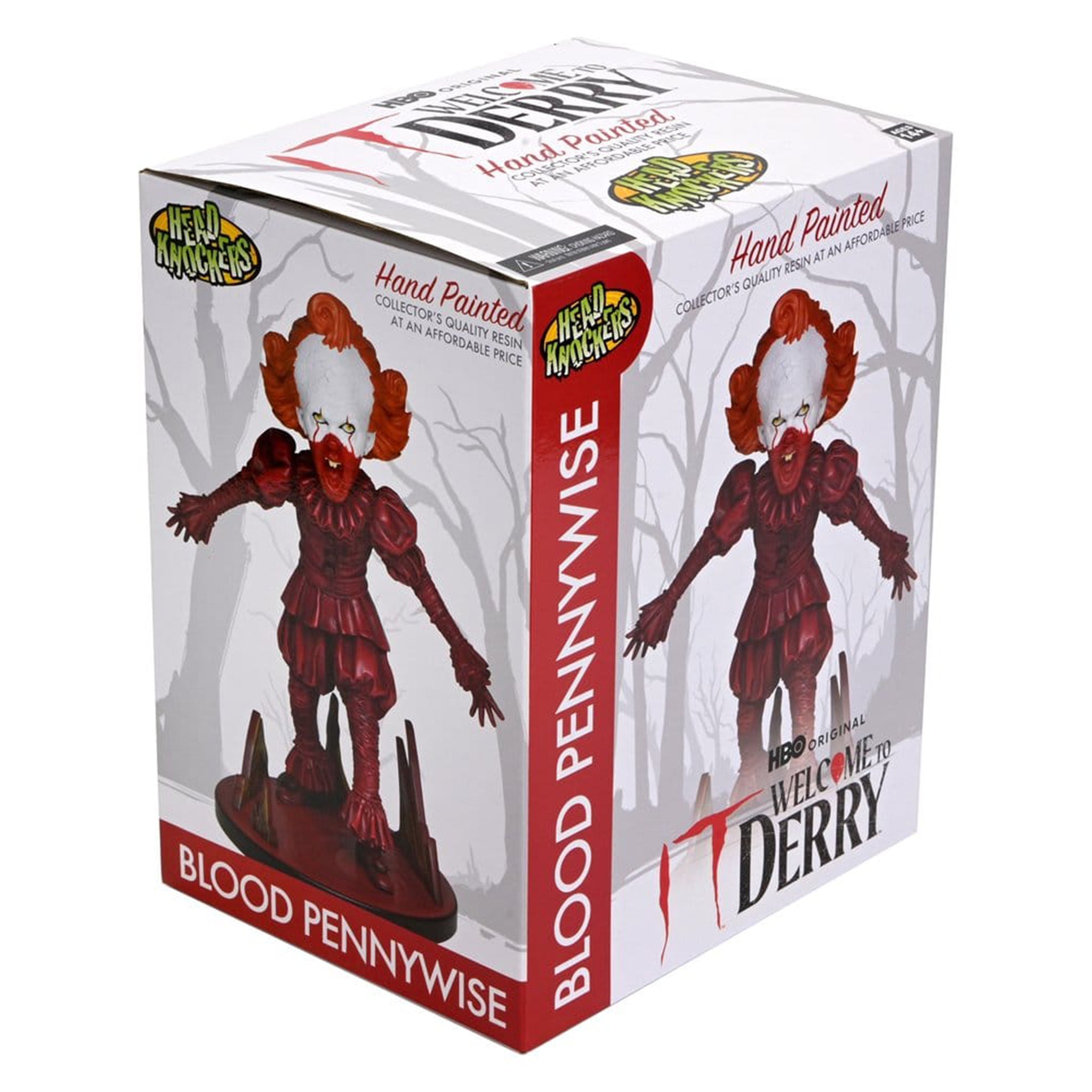 NECA IT Welcome to Derry Blood Pennywise Head Knocker Bobblehead