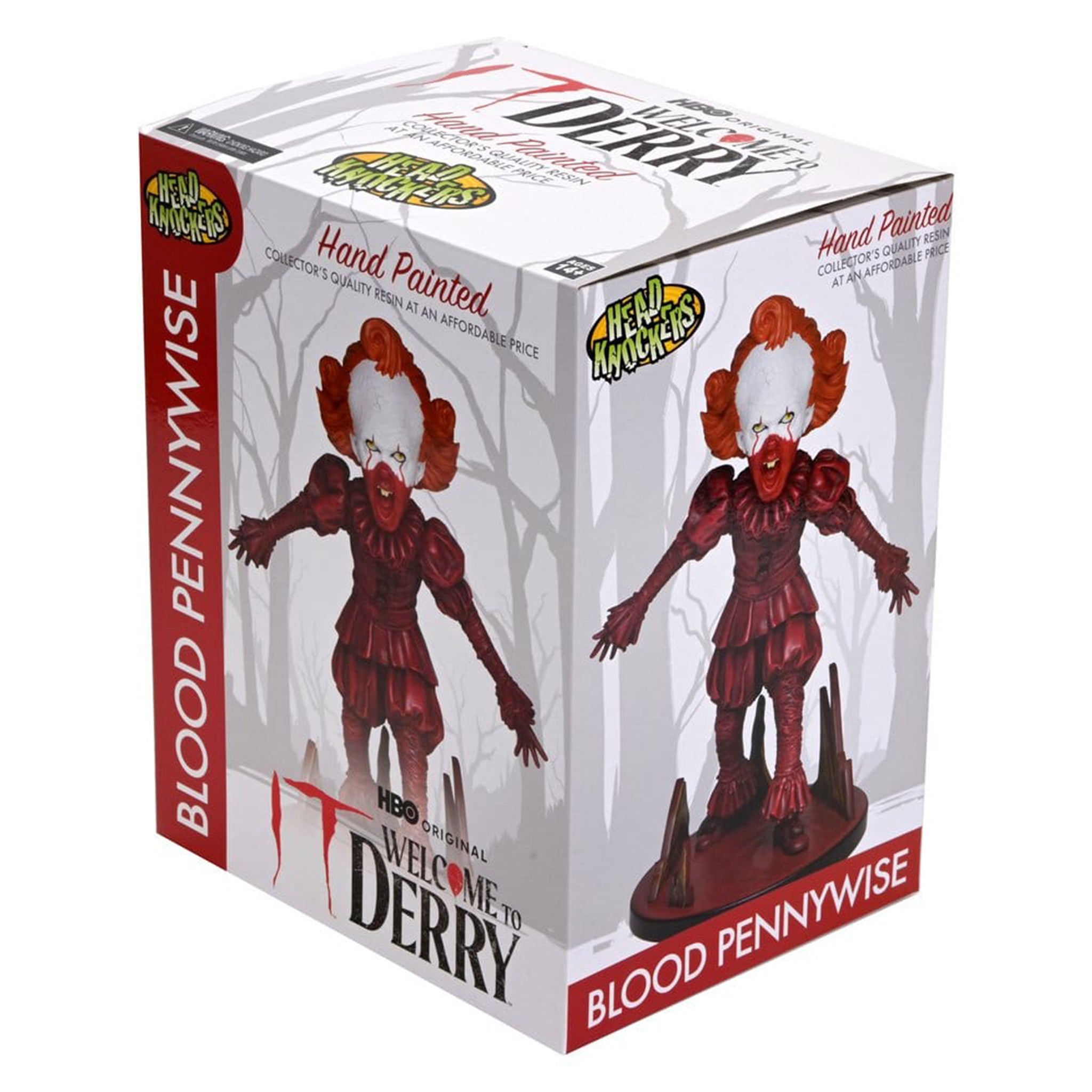 NECA IT Welcome to Derry Blood Pennywise Head Knocker Bobblehead