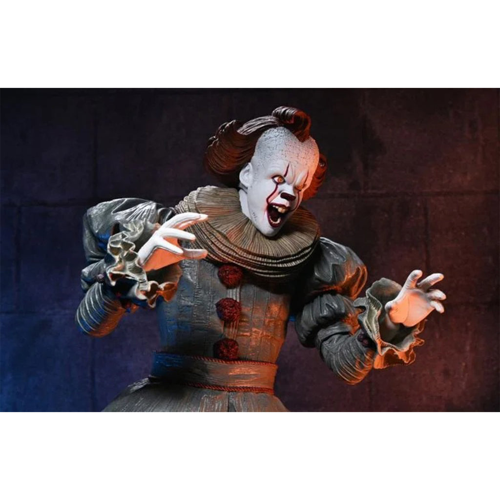 NECA IT Welcome to Derry Pennywise 1/4 Scale Action Figure – photo 3 of 11