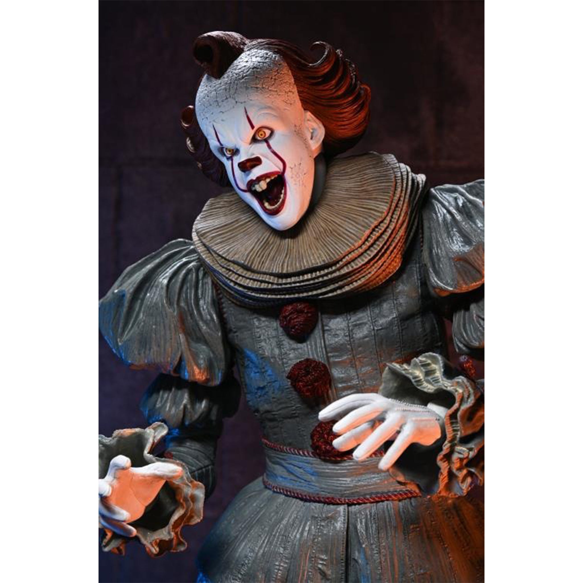 NECA IT Welcome to Derry Pennywise 1/4 Scale Action Figure – photo 4 of 11