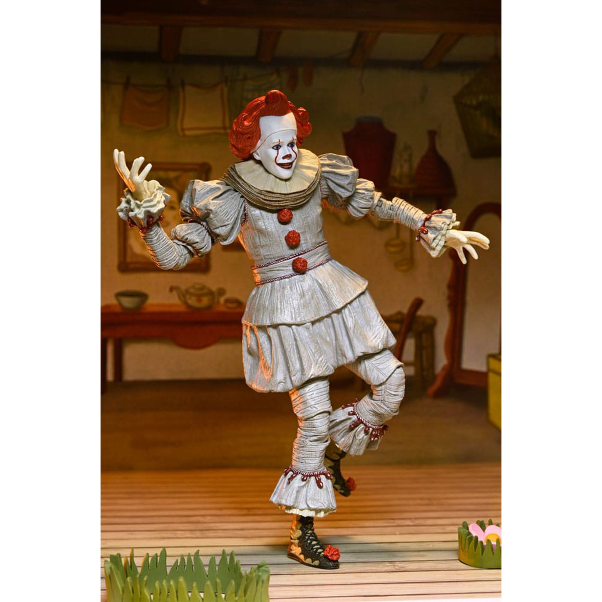 NECA IT Welcome to Derry Ultimate Bob Gray as Pennywise Action Figure