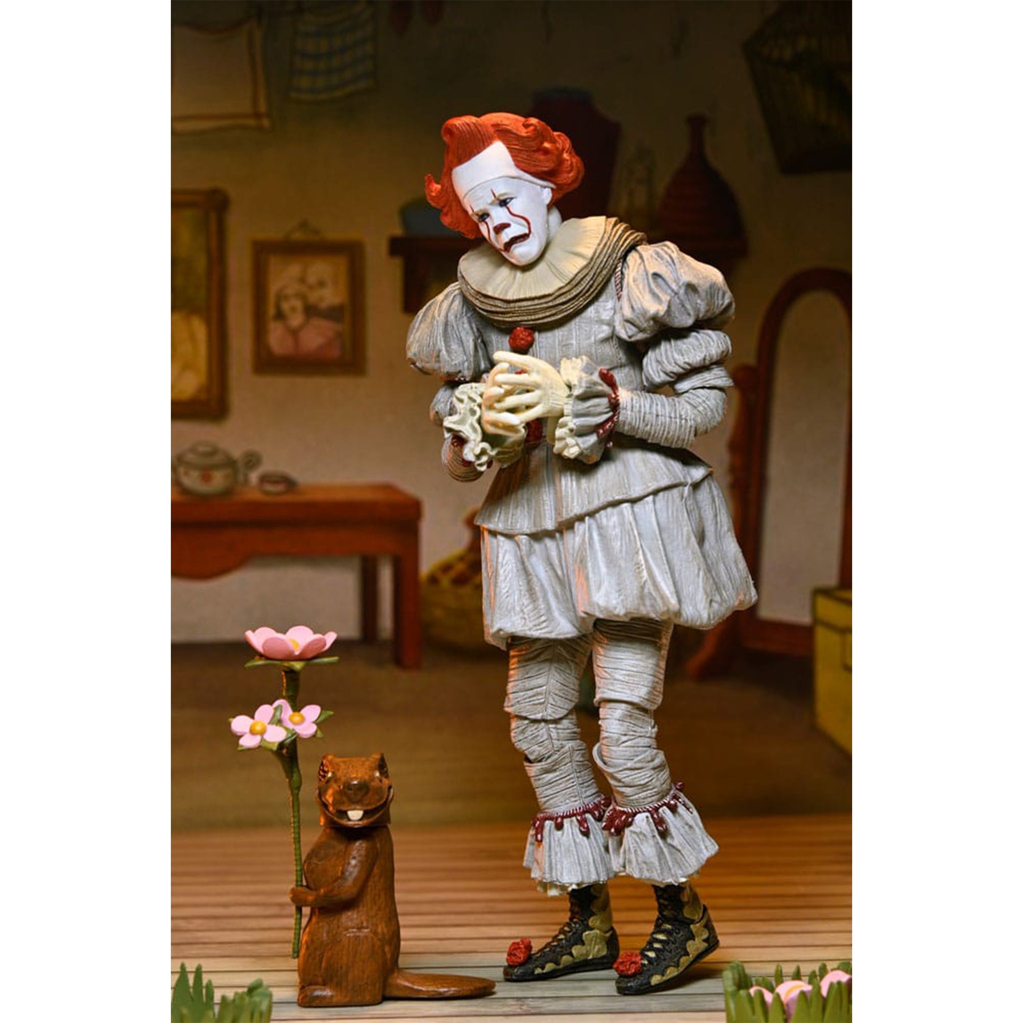 NECA IT Welcome to Derry Ultimate Bob Gray as Pennywise Action Figure