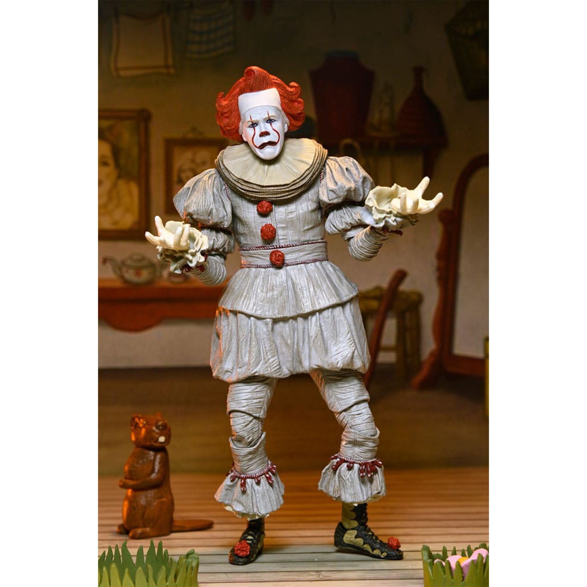 NECA IT Welcome to Derry Ultimate Bob Gray as Pennywise Action Figure