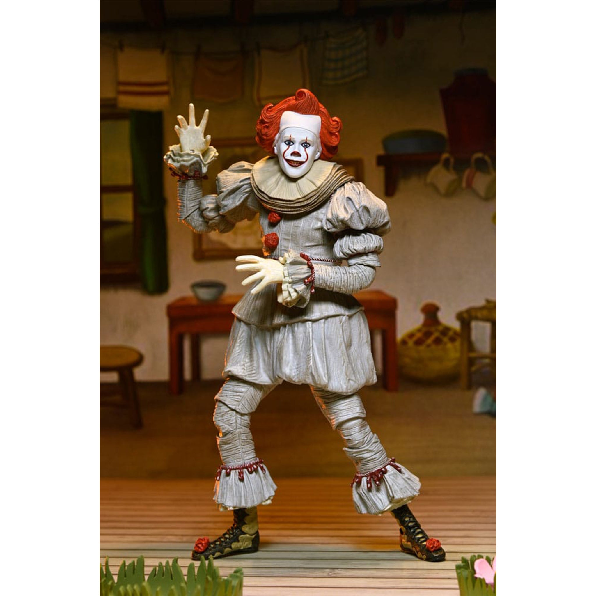 NECA IT Welcome to Derry Ultimate Bob Gray as Pennywise Action Figure