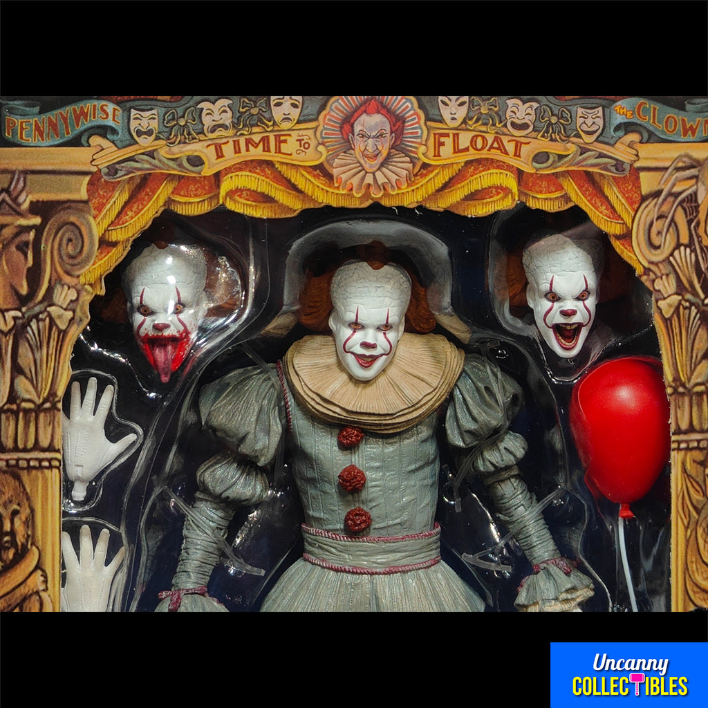 NECA IT Welcome to Derry Ultimate Pennywise Action Figure – IT, NECA, 18 cm, brand new collector item, Uncanny Collectibles Dublin Ireland