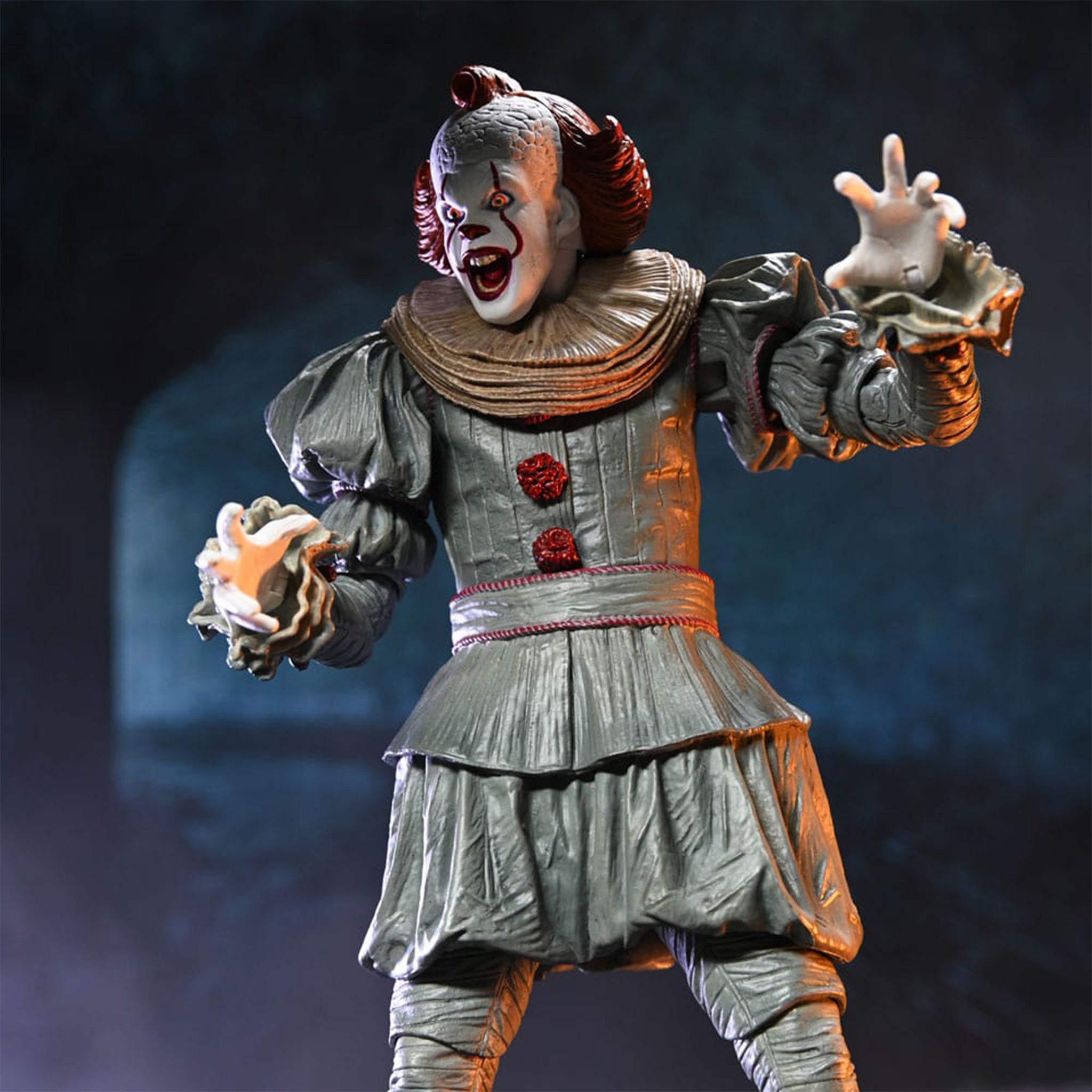 NECA IT Welcome to Derry Ultimate Pennywise Action Figure – IT, NECA, 18 cm, brand new collector item, Uncanny Collectibles Dublin Ireland