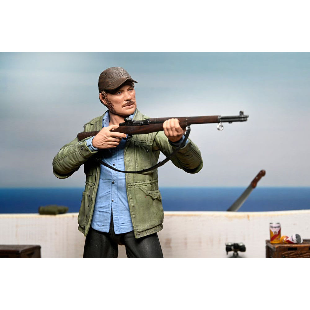 NECA Jaws Sam Quint Ultimate Action Figure 50th Anniversary 18 cm – Jaws, NECA, 18 cm, 2025, brand new collector item, Uncanny Collectibles Dublin Ireland