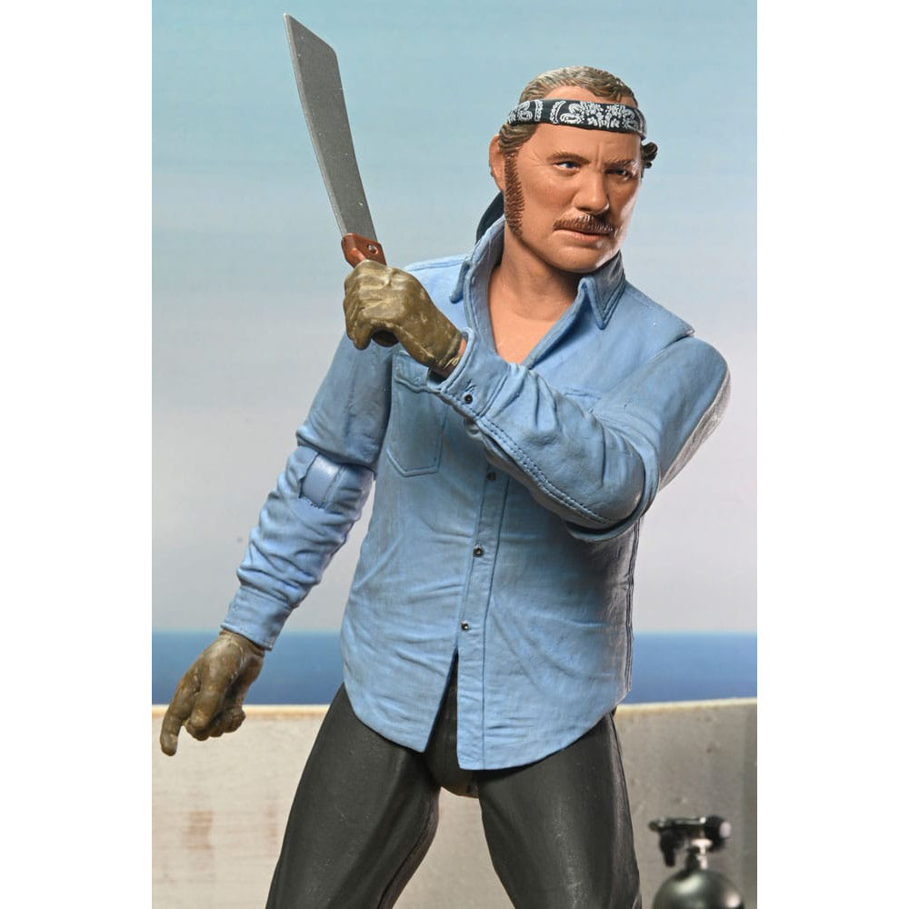NECA Jaws Sam Quint Ultimate Action Figure 50th Anniversary 18 cm – Jaws, NECA, 18 cm, 2025, brand new collector item, Uncanny Collectibles Dublin Ireland