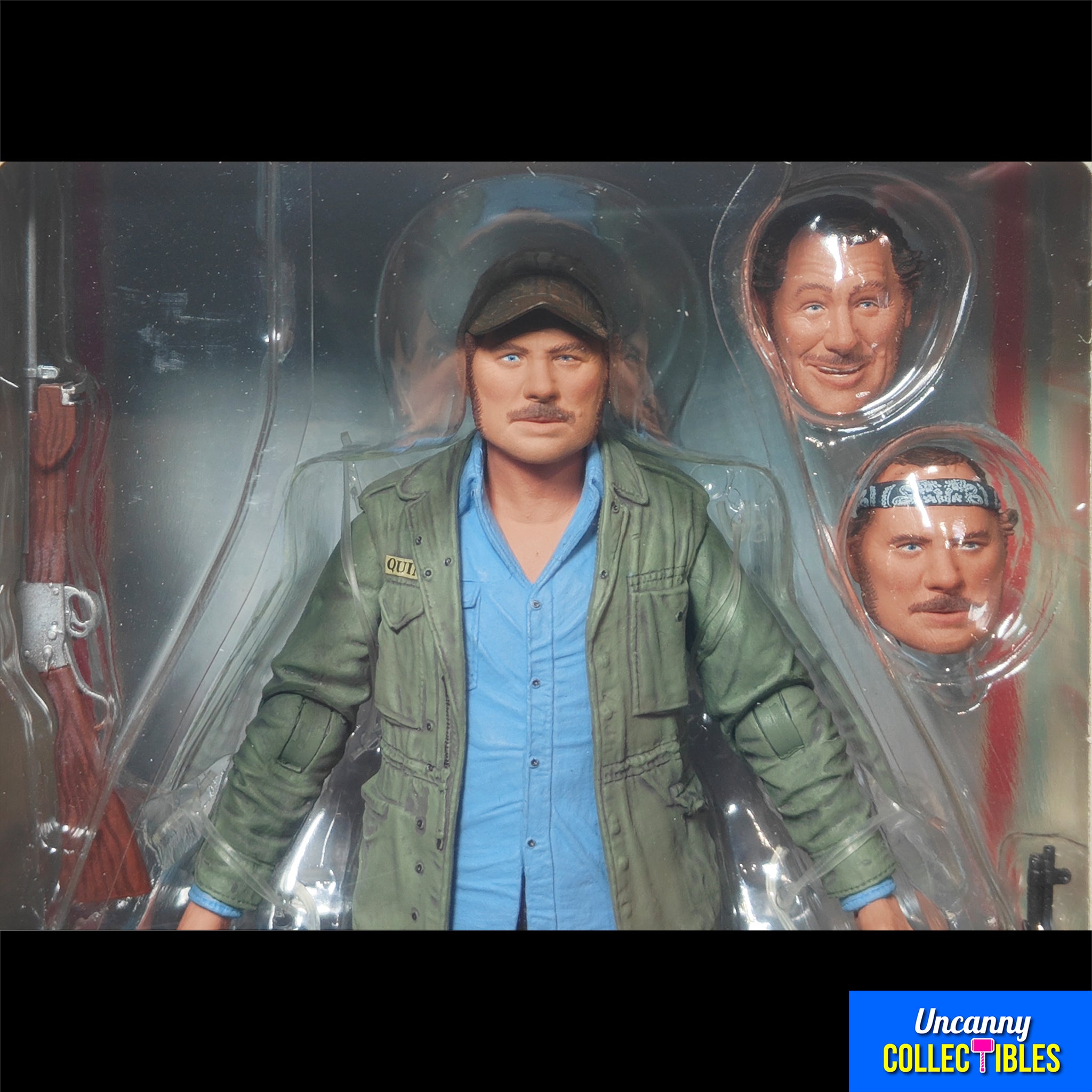 NECA Jaws Sam Quint Ultimate Action Figure 50th Anniversary 18 cm – Jaws, NECA, 18 cm, 2025, brand new collector item, Uncanny Collectibles Dublin Ireland