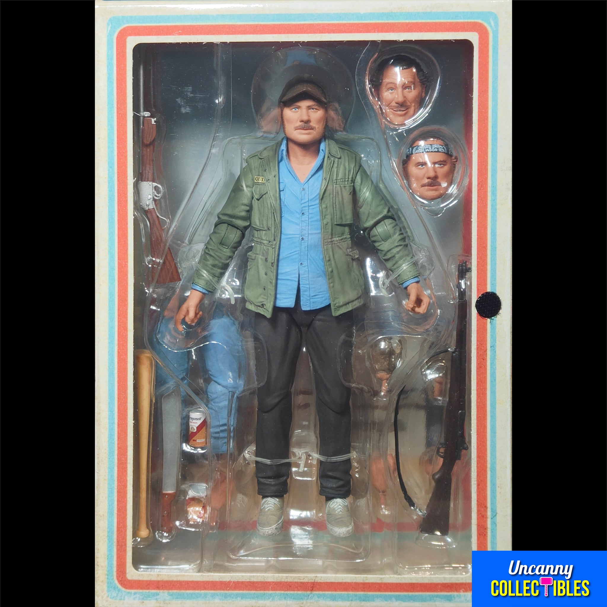 NECA Jaws Sam Quint Ultimate Action Figure 50th Anniversary 18 cm – Jaws, NECA, 18 cm, 2025, brand new collector item, Uncanny Collectibles Dublin Ireland