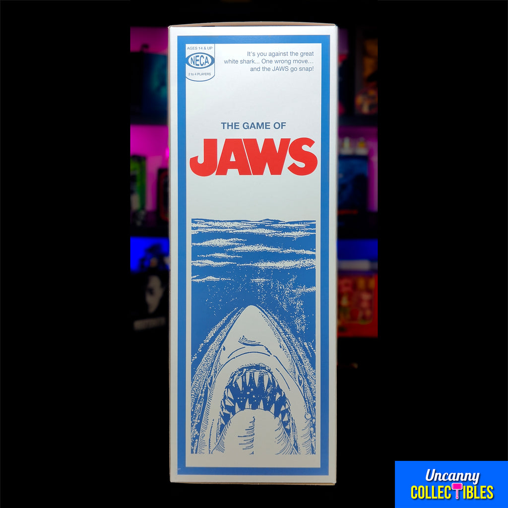 NECA Jaws The Game Shark Figure 50th Anniversary 30 cm – Jaws, NECA, 30 cm, 2025, brand new collector item, Uncanny Collectibles Dublin Ireland