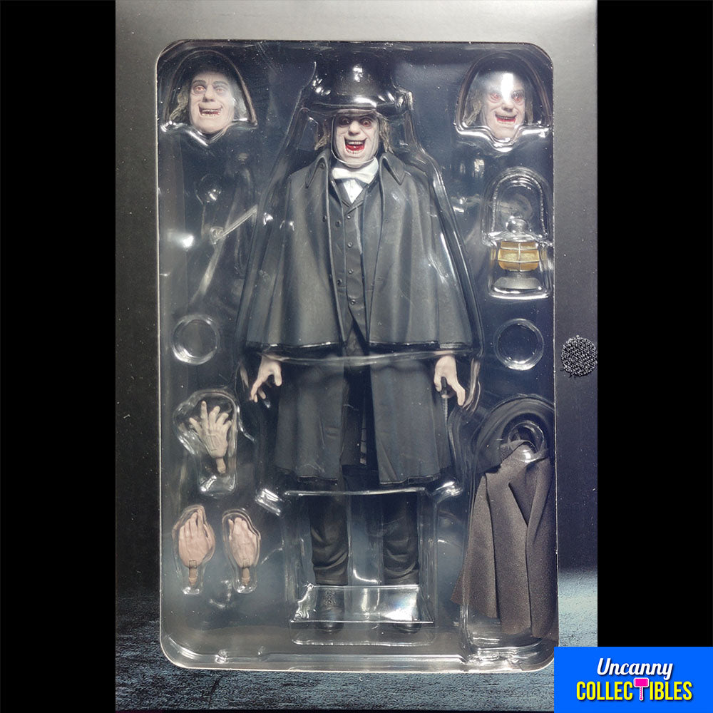 NECA London After Midnight Ultimate Professor Edward C Burke Action Figure 18cm – Universal Monsters, NECA, 18 cm, 2024, brand new collector item, Uncanny Collectibles Dublin Ireland