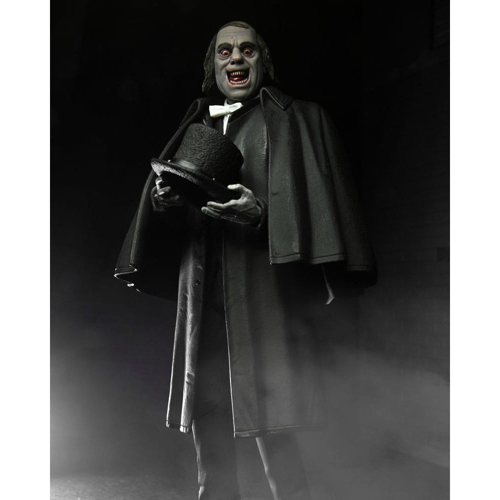 NECA London After Midnight Ultimate Professor Edward C Burke Action Figure 18cm – Universal Monsters, NECA, 18 cm, 2024, brand new collector item, Uncanny Collectibles Dublin Ireland