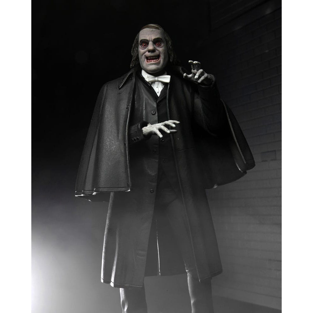 NECA London After Midnight Ultimate Professor Edward C Burke Action Figure 18cm – Universal Monsters, NECA, 18 cm, 2024, brand new collector item, Uncanny Collectibles Dublin Ireland