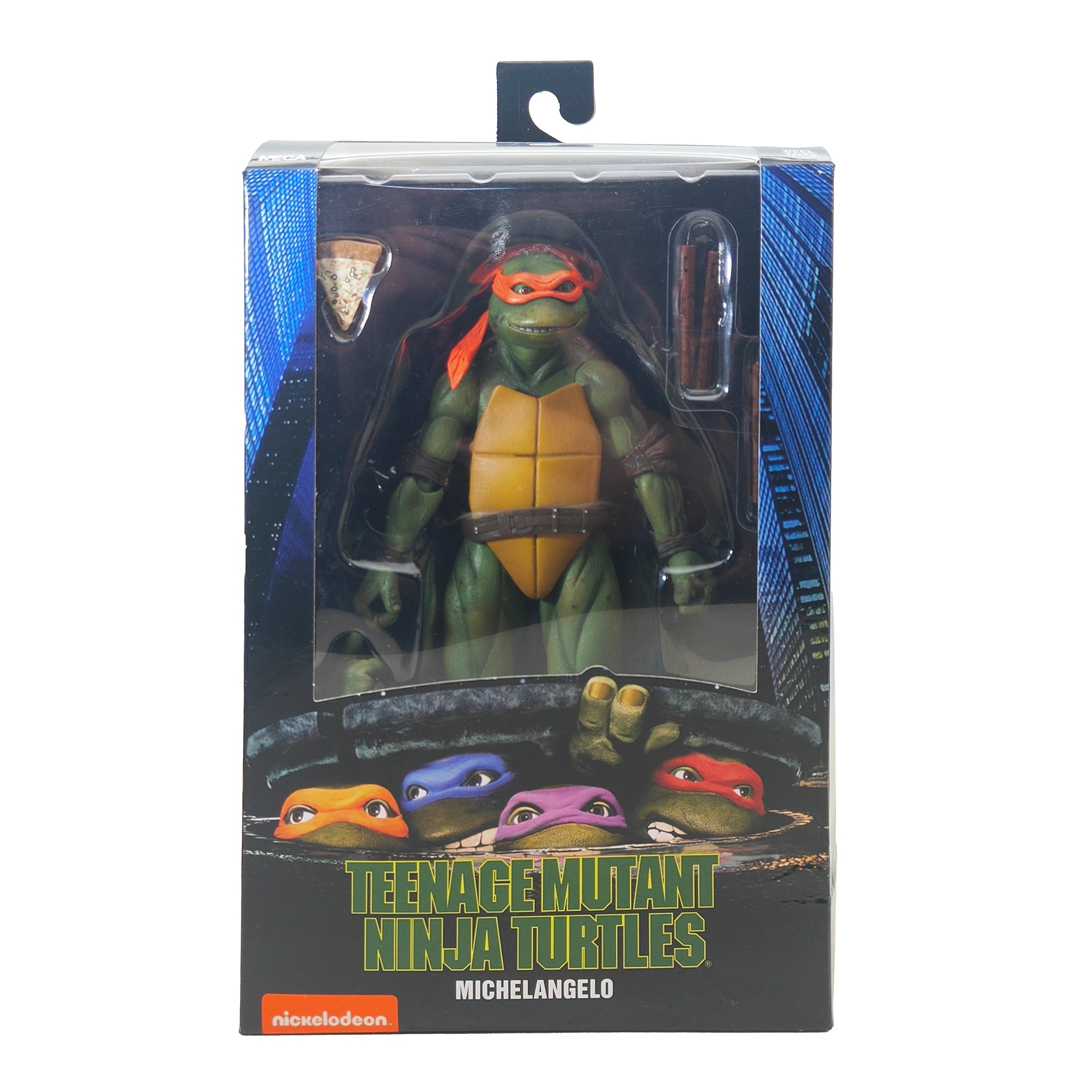 NECA Michelangelo Teenage Mutant Ninja Turtles 1990s Movie Action Figure