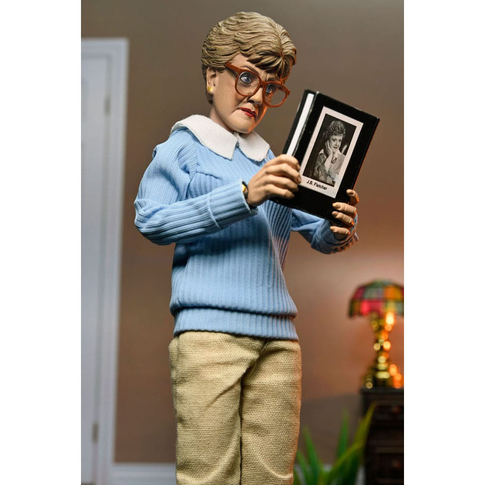 Buy Neca Murder She Wrote Jessica Fletcher Retro Clothed 8 Inch Action Figure collectible online at Uncanny Collectibles