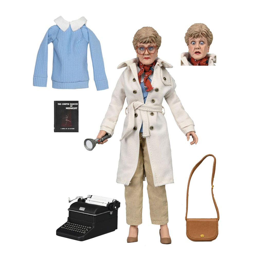 NECA Murder She Wrote Jessica Fletcher Retro Clothed 8-Inch Action Figure – Murder She Wrote, NECA, 20 cm, 2024, brand new collector item, Uncanny Collectibles Dublin Ireland