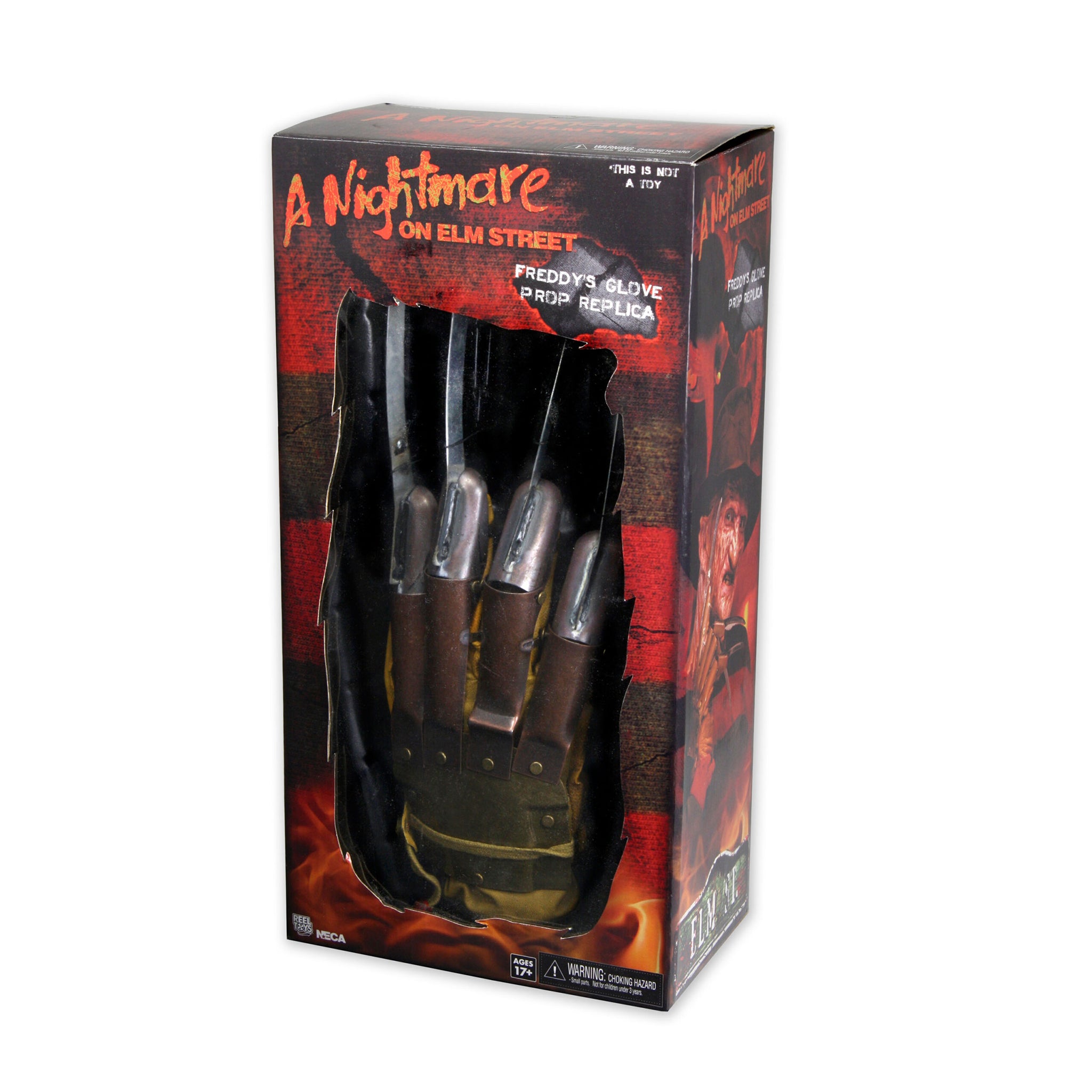 NECA Nightmare On Elm Street 1984 Freddy Krueger Glove Prop Replica – Nightmare on Elm Street, NECA, 30 cm, 2022, brand new collector item, Uncanny Collectibles Dublin Ireland