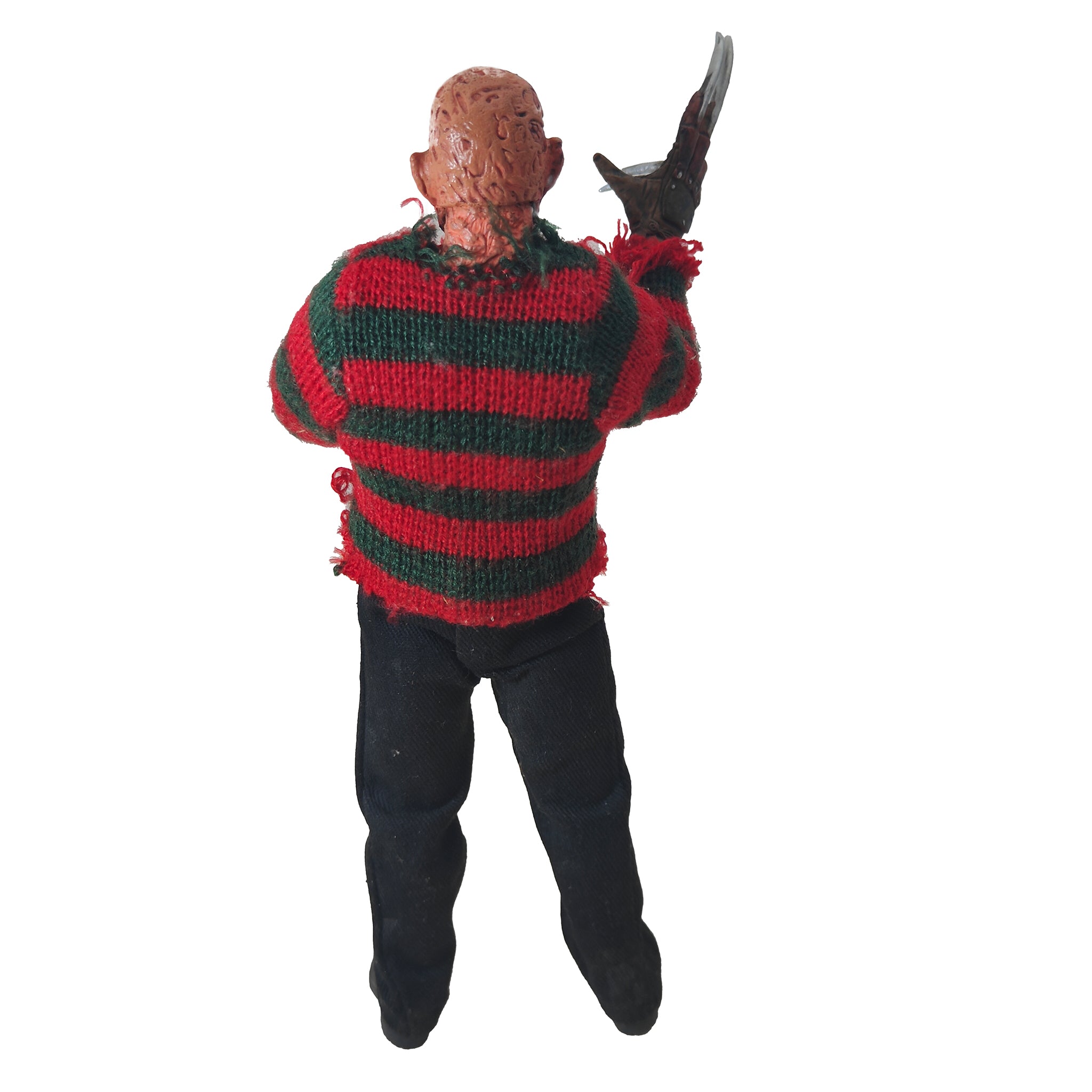 NECA Nightmare on Elm Street 3 Dream Warriors Freddy Retro Cloth Action Figure – Nightmare on Elm Street, NECA, 20 cm, pre-owned collector piece, Uncanny Collectibles Dublin Ireland