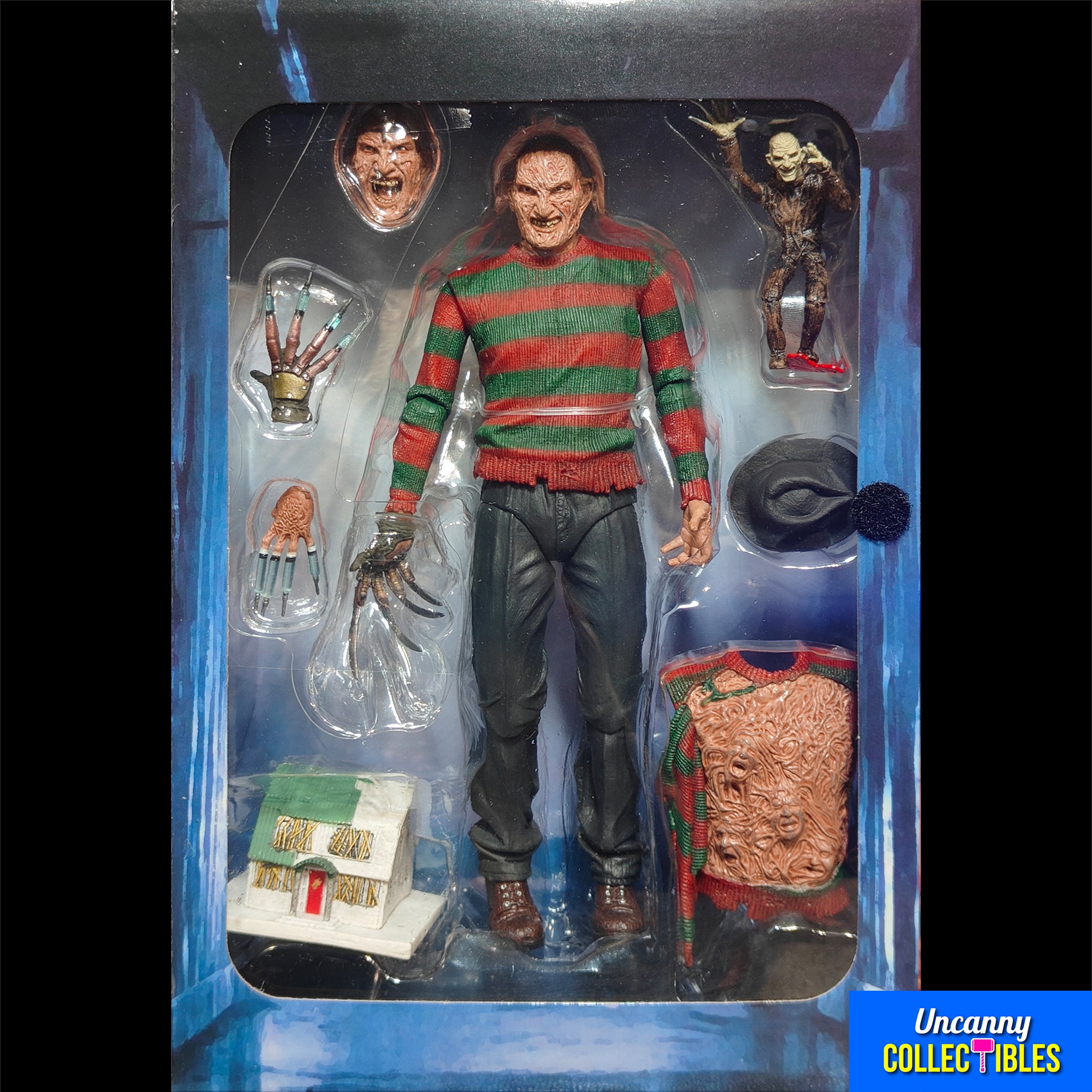 NECA Nightmare On Elm Street Dream Warriors Ultimate Freddy Krueger Action Figure 18cm – Nightmare on Elm Street, NECA, 18 cm, brand new collector item, Uncanny Collectibles Dublin Ireland