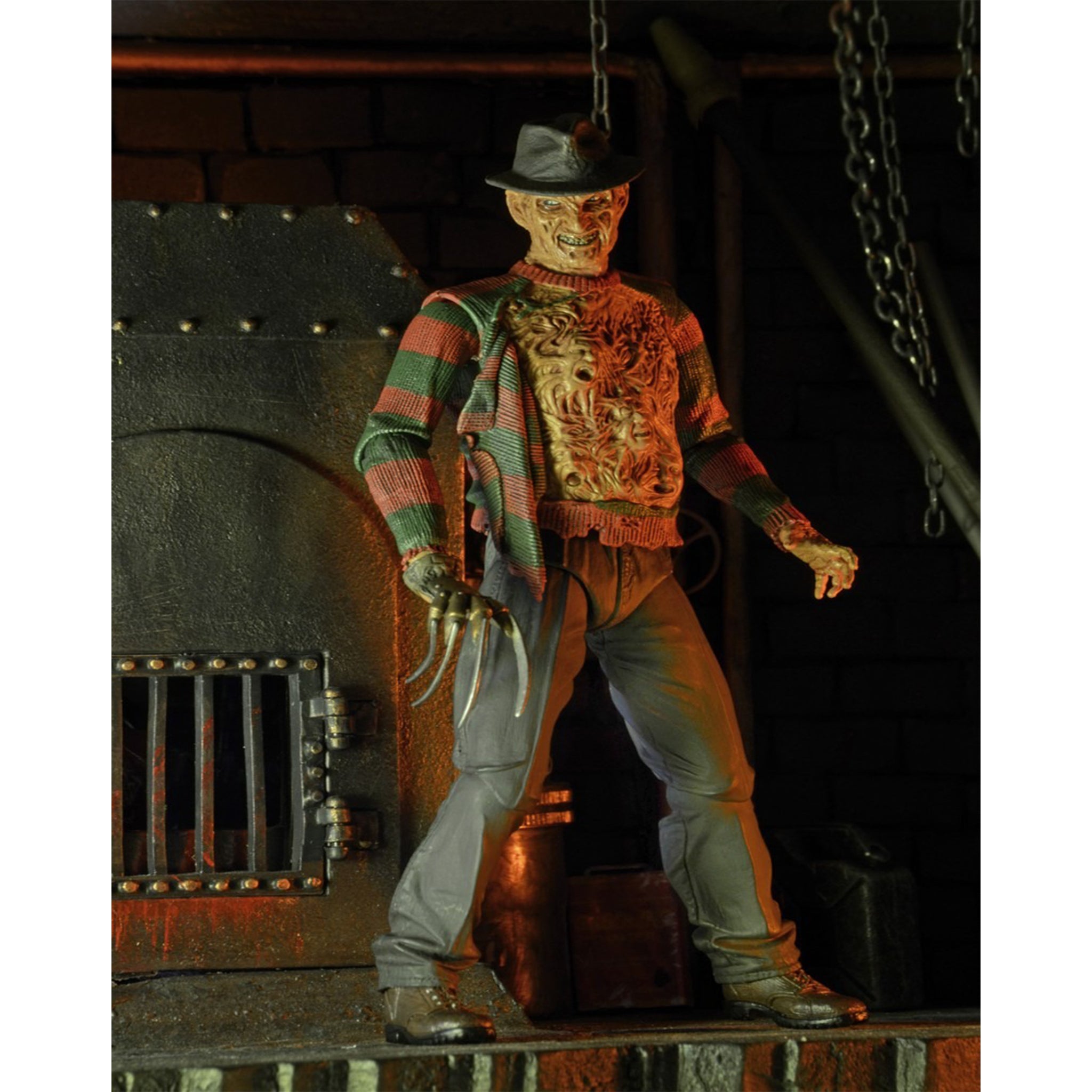 NECA Nightmare On Elm Street Dream Warriors Ultimate Freddy Krueger Action Figure 18cm – Nightmare on Elm Street, NECA, 18 cm, brand new collector item, Uncanny Collectibles Dublin Ireland