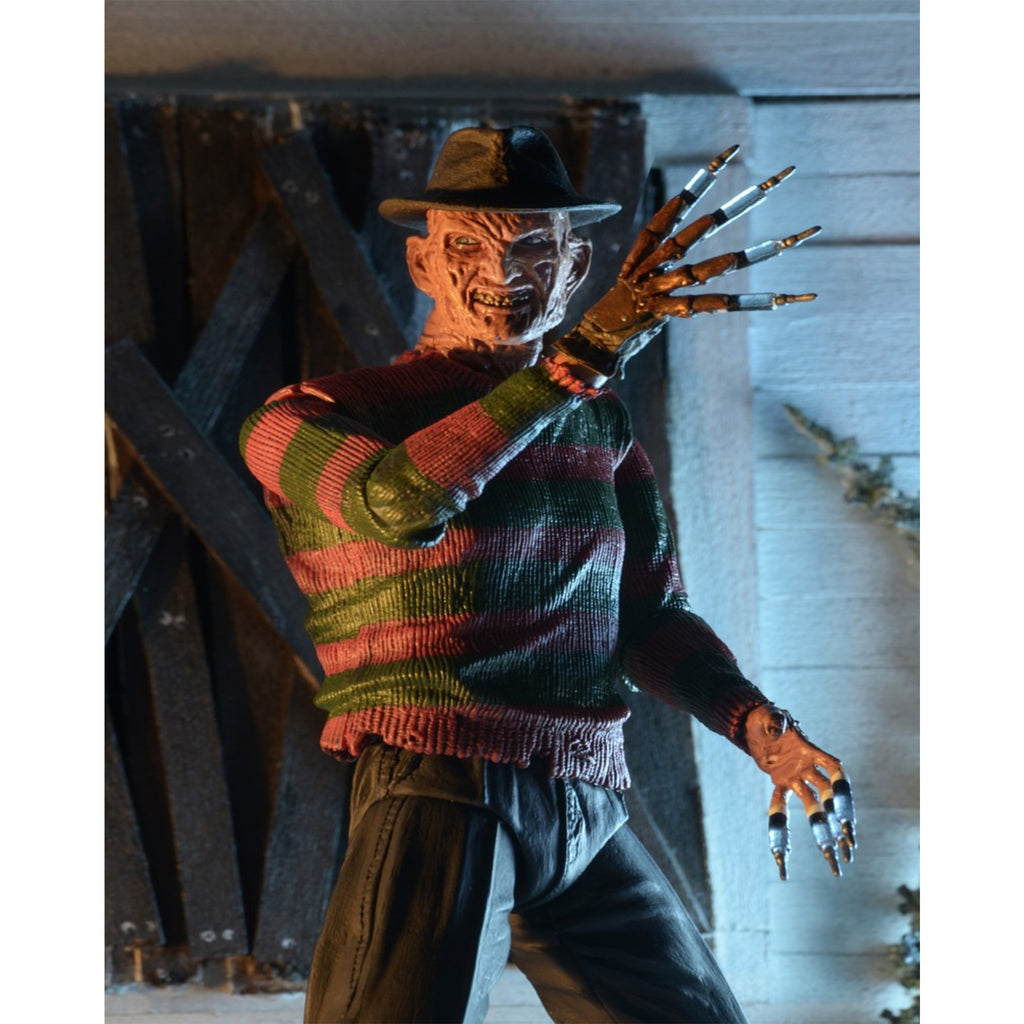 NECA Nightmare On Elm Street Dream Warriors Ultimate Freddy Krueger Action Figure 18cm – Nightmare on Elm Street, NECA, 18 cm, brand new collector item, Uncanny Collectibles Dublin Ireland