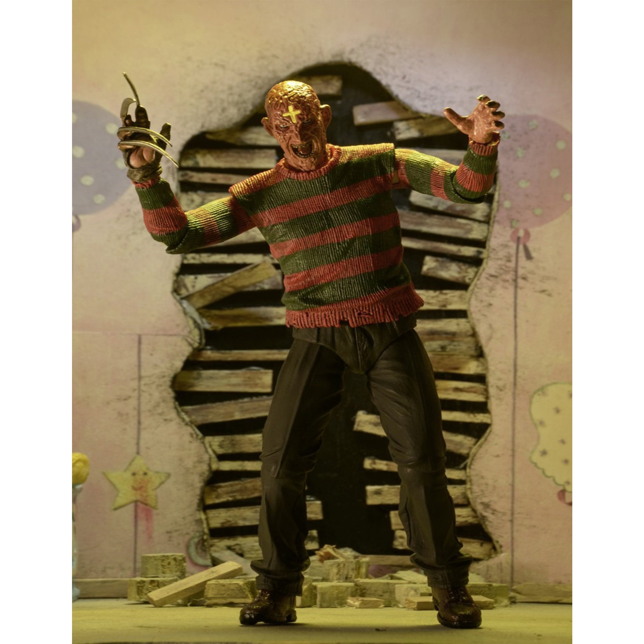 NECA Nightmare On Elm Street Dream Warriors Ultimate Freddy Krueger Action Figure 18cm