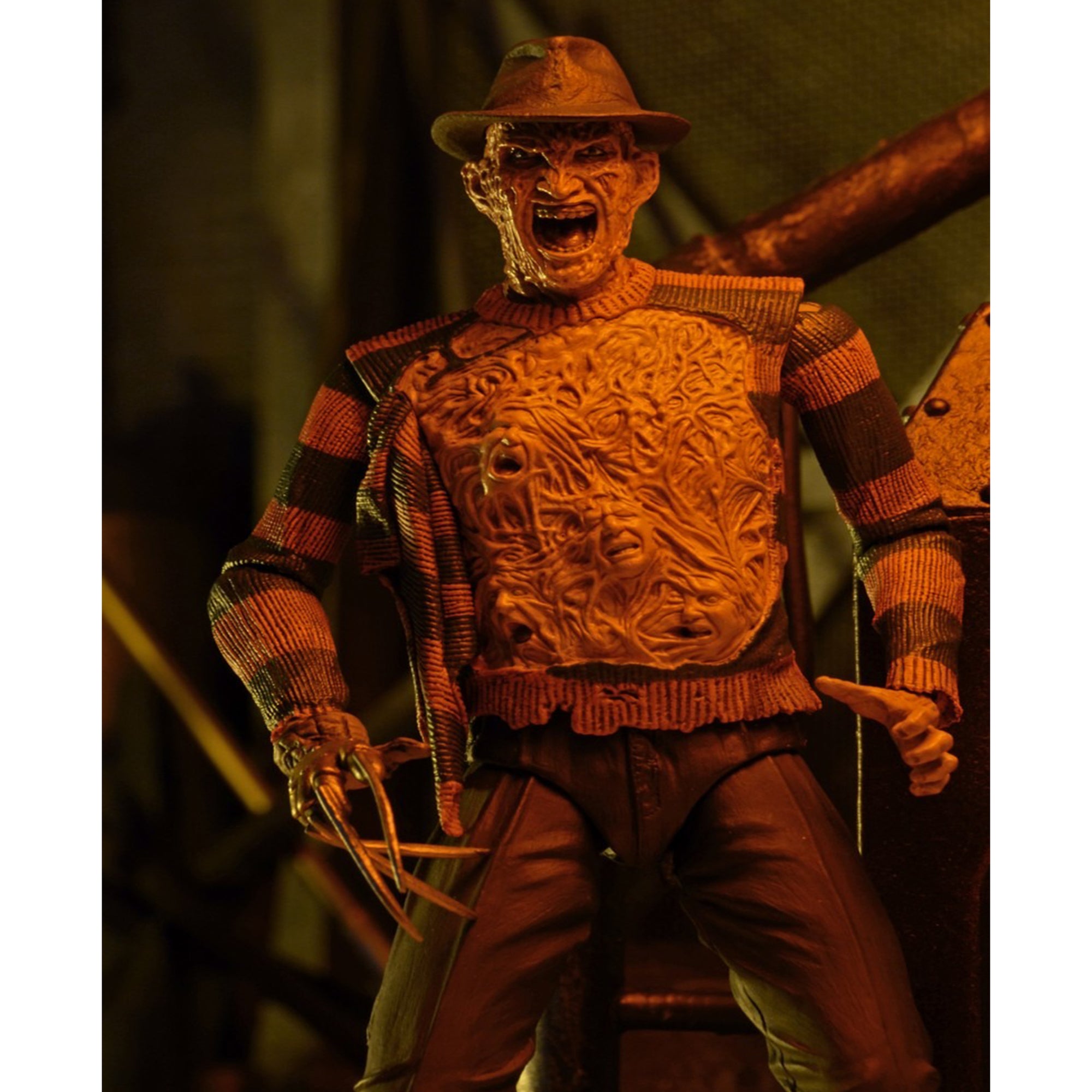 NECA Nightmare On Elm Street Dream Warriors Ultimate Freddy Krueger Action Figure 18cm