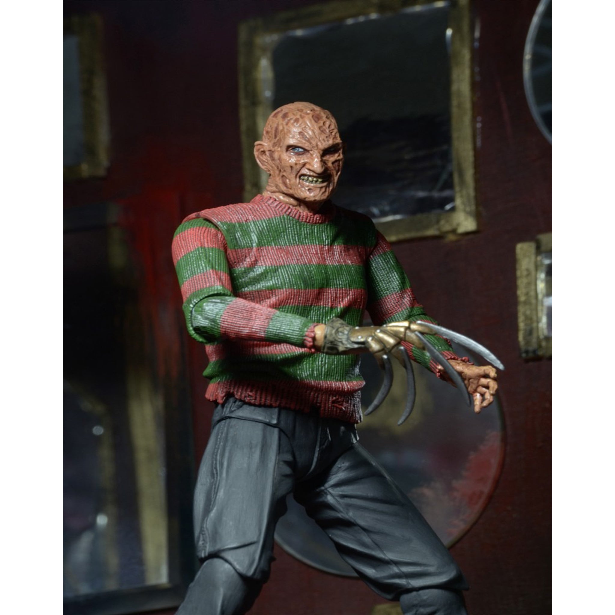 NECA Nightmare On Elm Street Dream Warriors Ultimate Freddy Krueger Action Figure 18cm