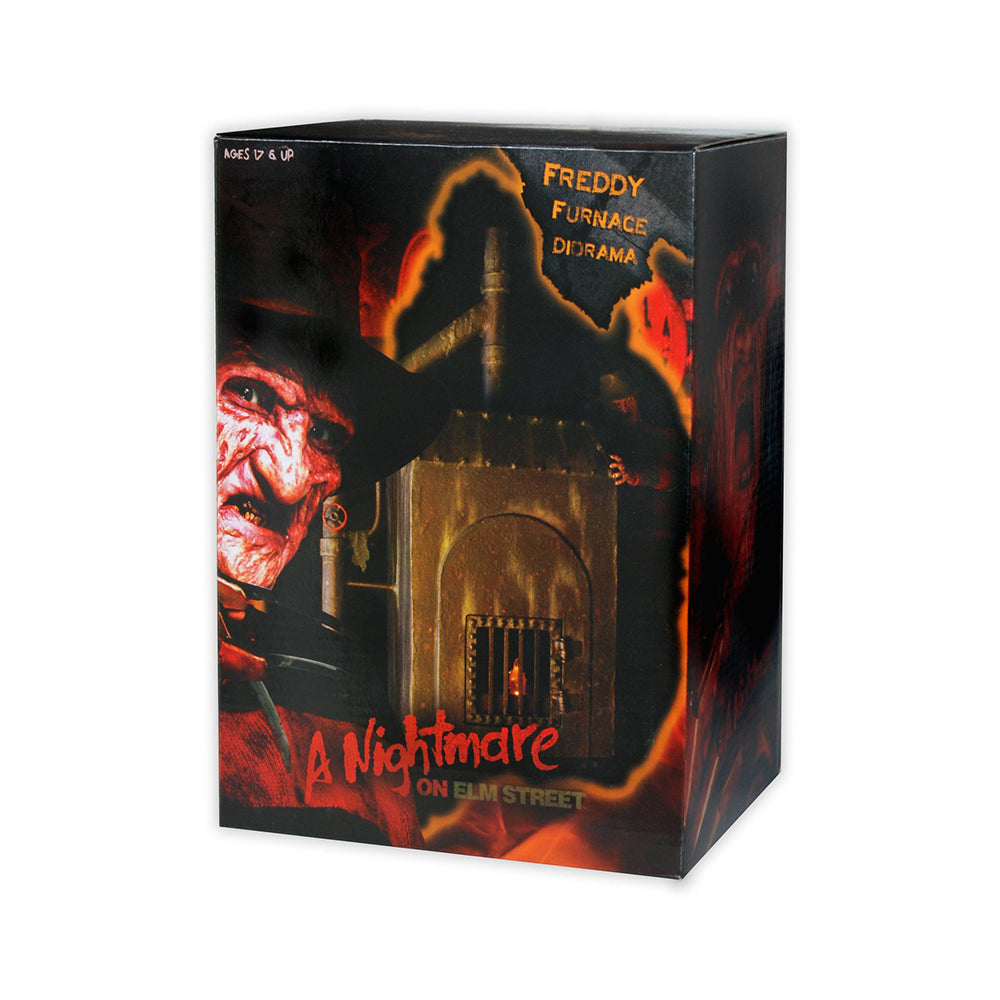 NECA Nightmare On Elm Street Freddy Furnace Diorama For 18 cm Action Figures – Nightmare on Elm Street, NECA, 23 cm, 2024, brand new collector item, Uncanny Collectibles Dublin Ireland