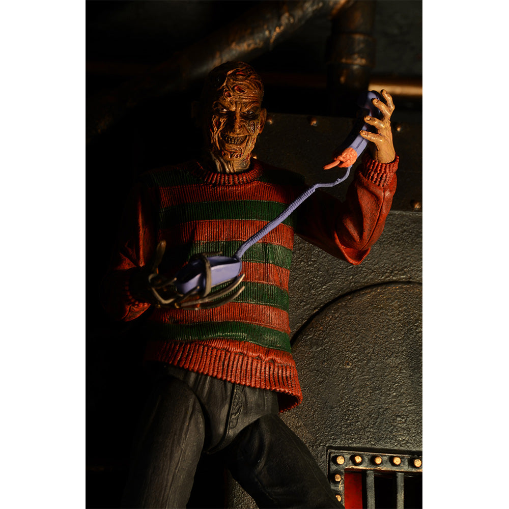 NECA Nightmare On Elm Street Ultimate Freddy Krueger Action Figure 18cm – Nightmare on Elm Street, NECA, 18 cm, 2023, brand new collector item, Uncanny Collectibles Dublin Ireland